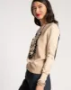 Colorblock Crewneck Natural sold by Frances Valentine
