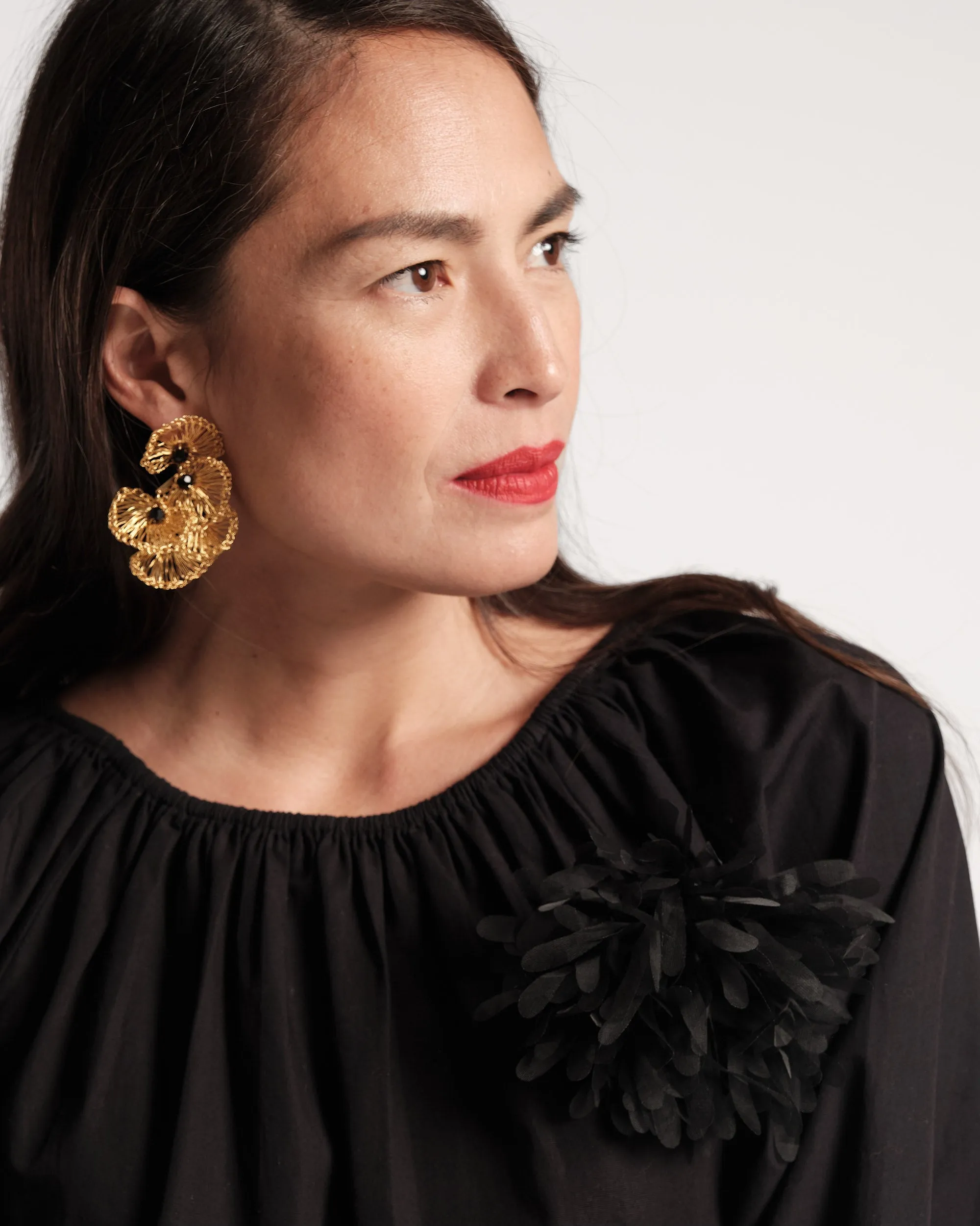 Bliss Top w/Flower Black sold by Frances Valentine product image thumbnail 2