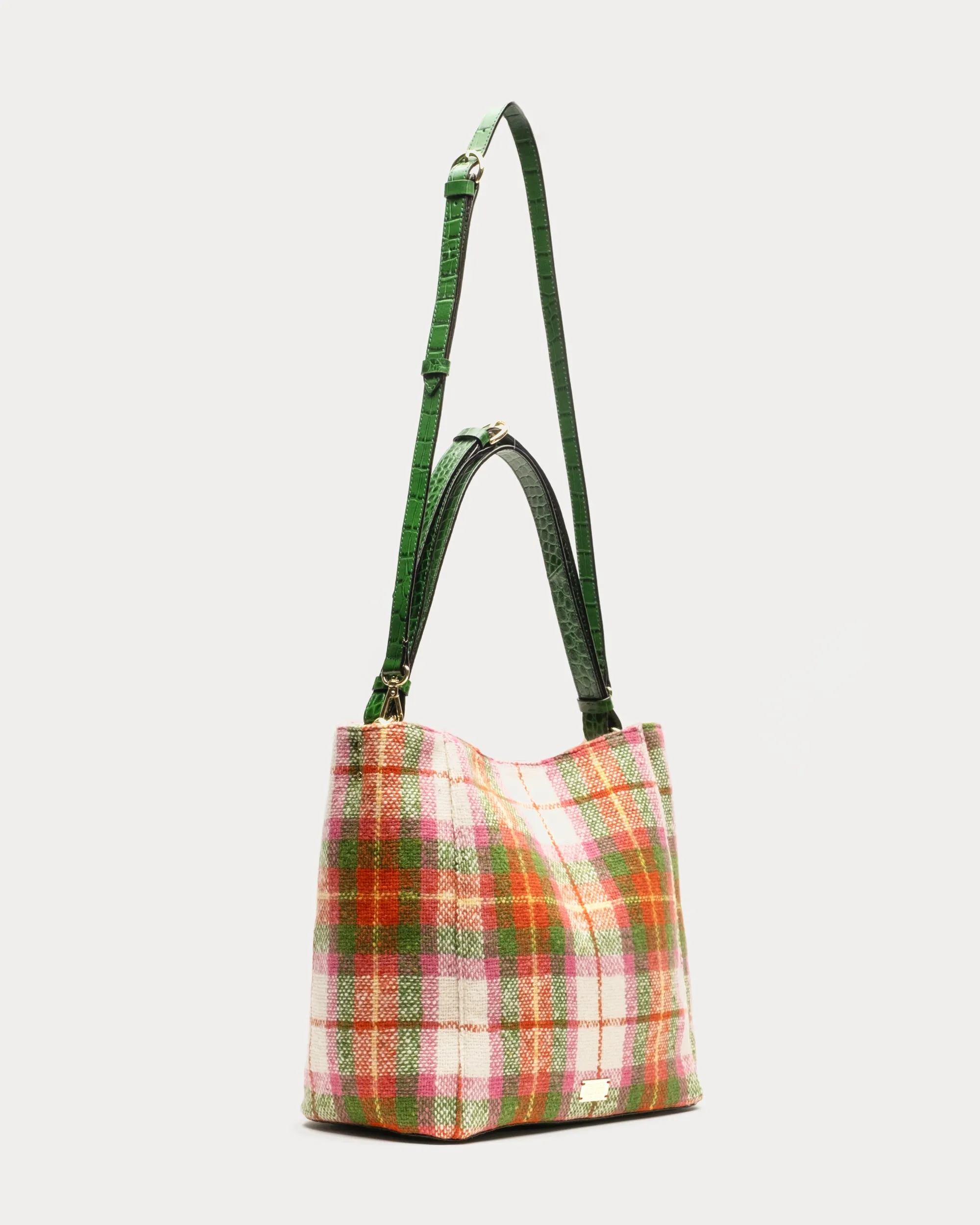 June Wool Plaid Hobo Handbag sold by Frances Valentine product image thumbnail 5