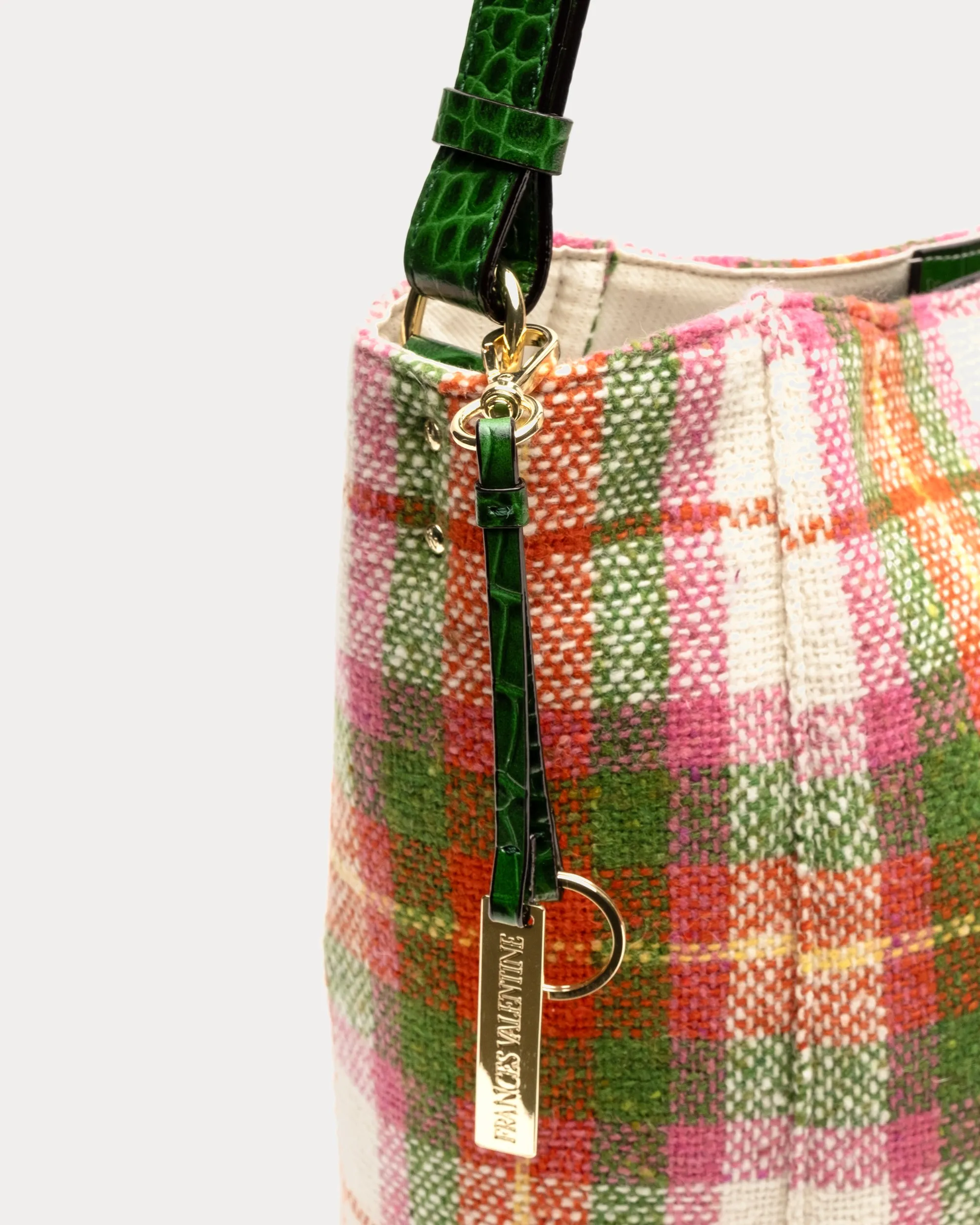 June Wool Plaid Hobo Handbag sold by Frances Valentine product image thumbnail 3