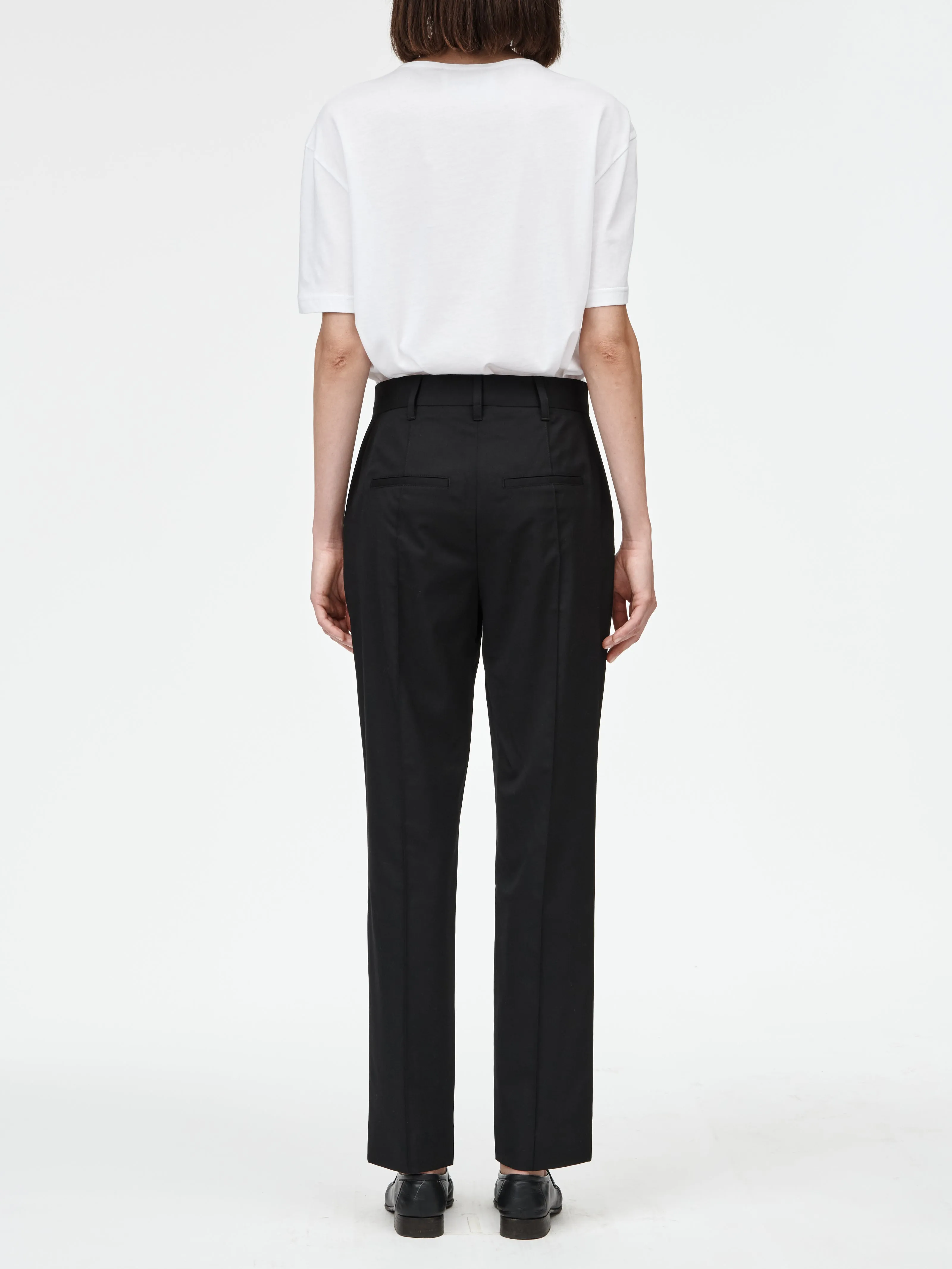 Pintuck Trouser in Black sold by MARIA McMANUS product image thumbnail 3