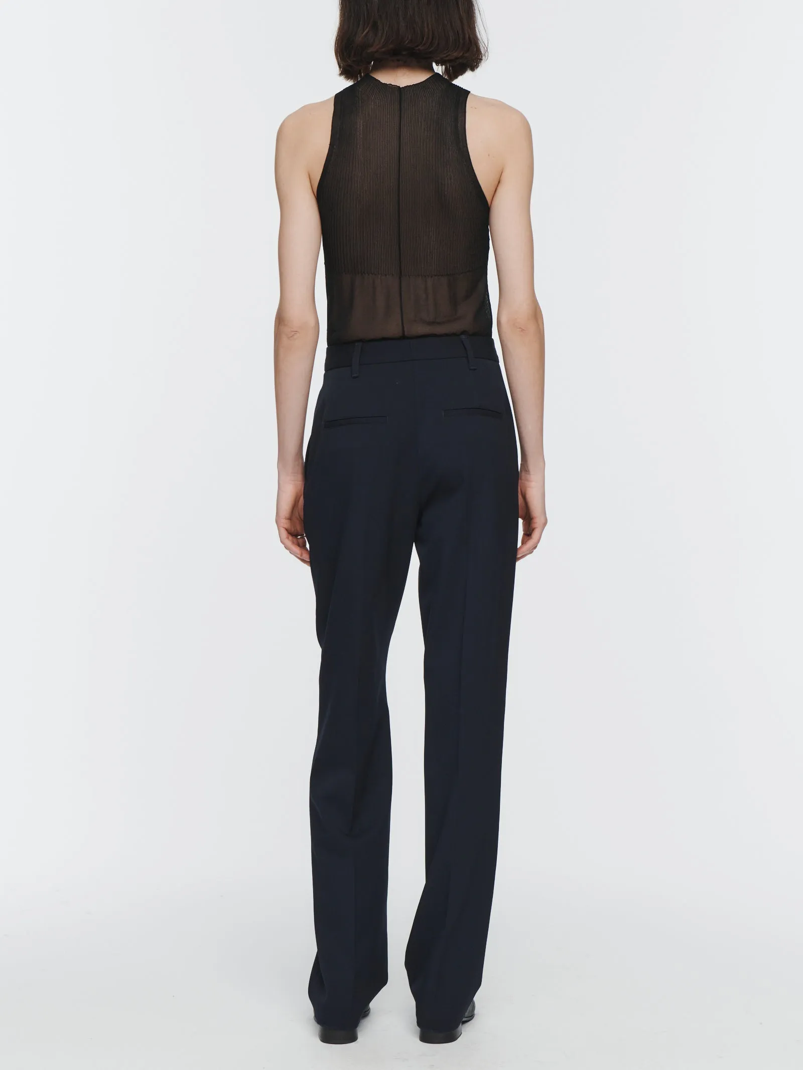 Straight Leg Coin Pocket Trouser in Midnight Navy sold by MARIA McMANUS product image thumbnail 4