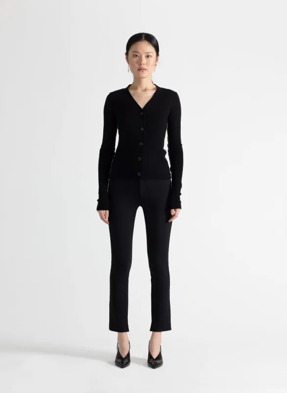Feather Weight Cardigan in Black sold by MARIA McMANUS