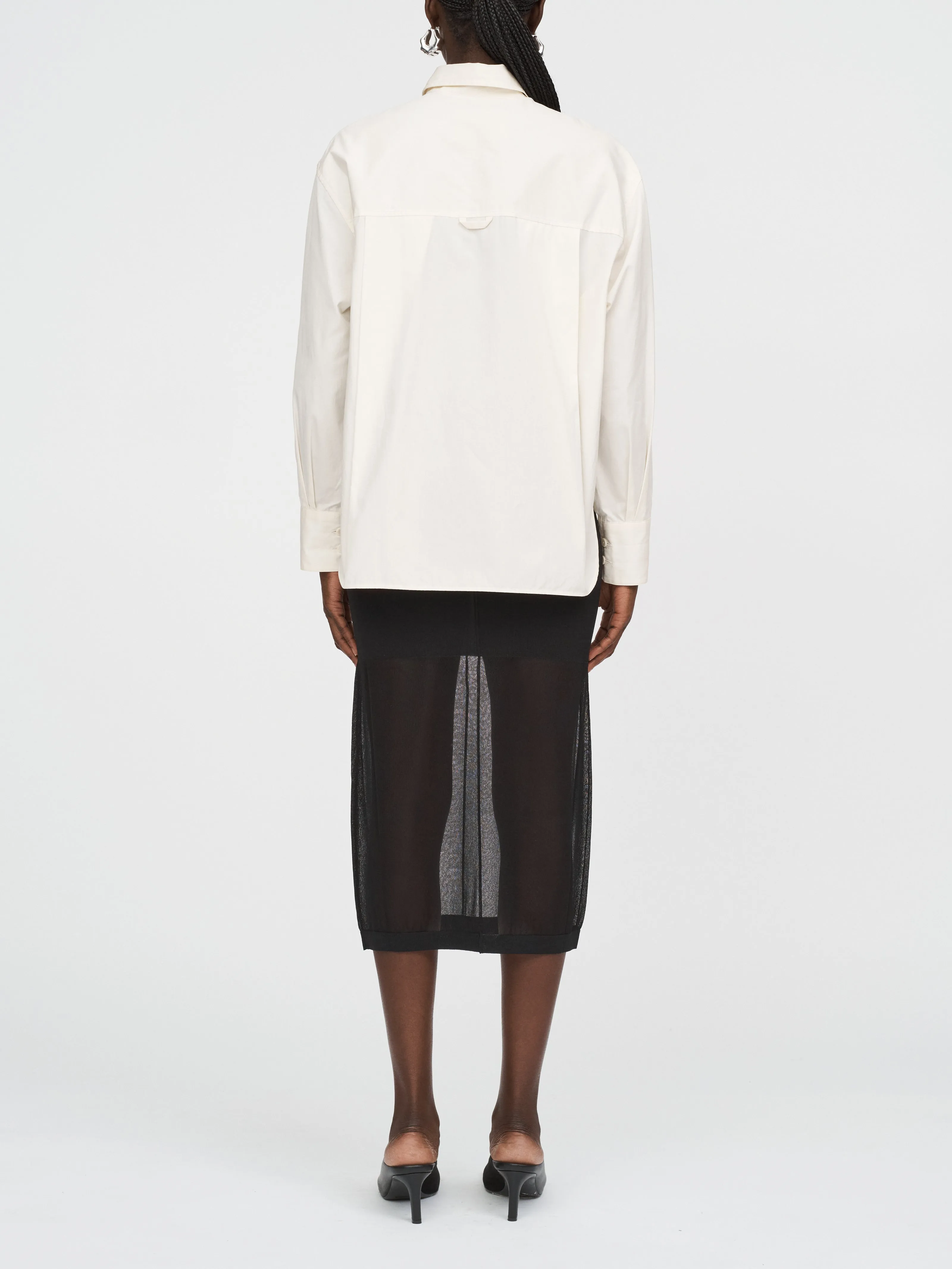 Oversized Shirt in Ivory sold by MARIA McMANUS product image thumbnail 3