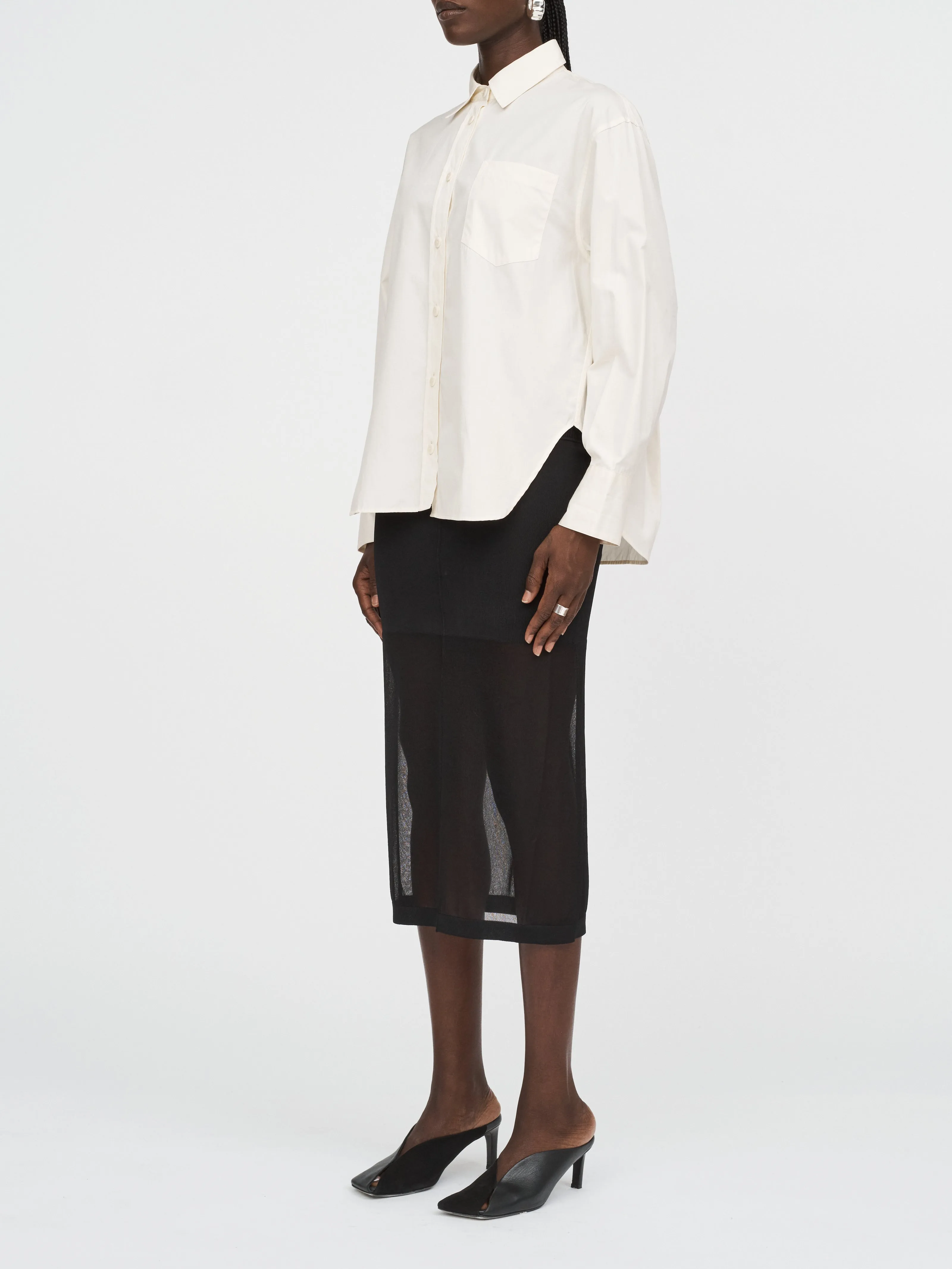 Oversized Shirt in Ivory sold by MARIA McMANUS product image thumbnail 2