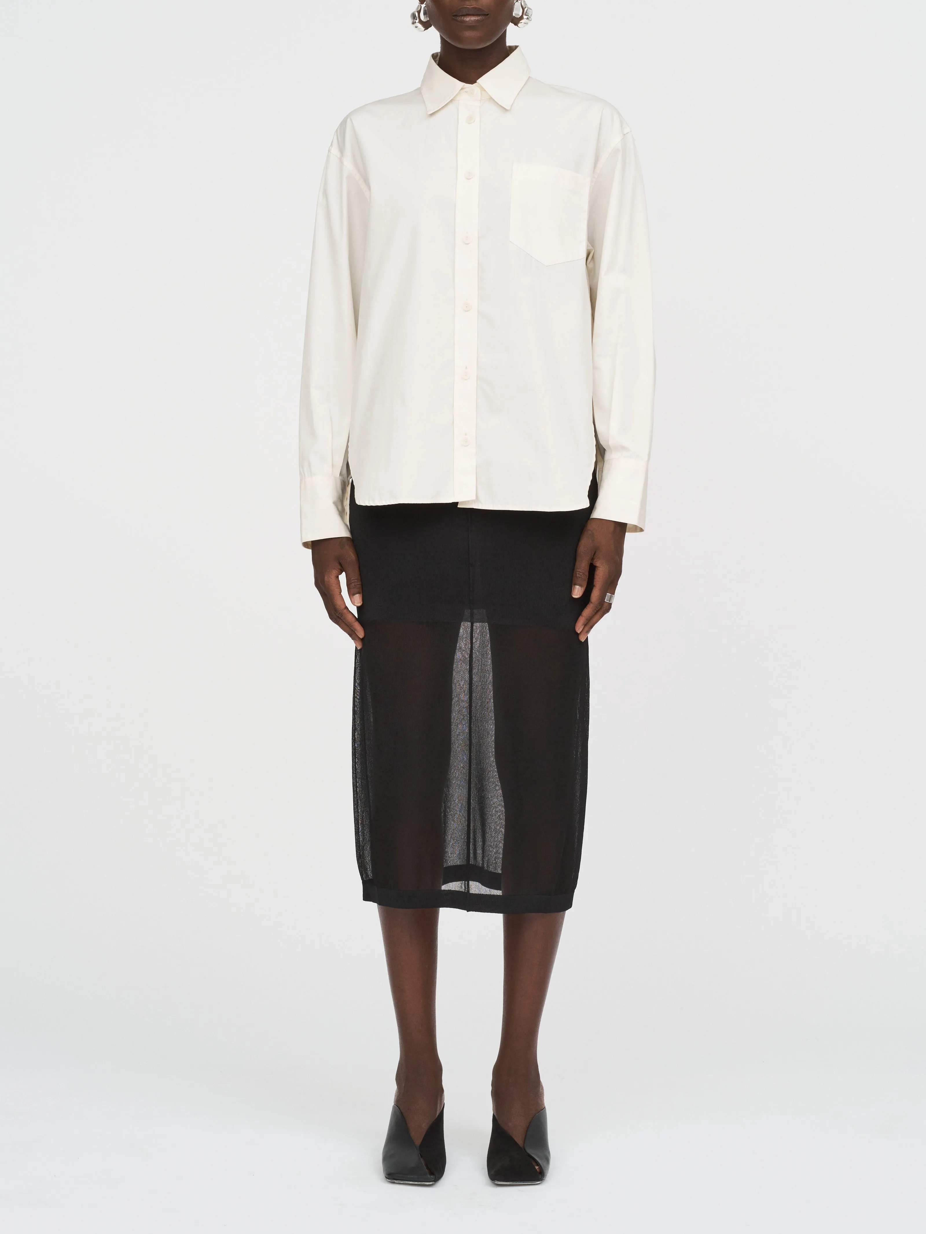 Oversized Shirt in Ivory sold by MARIA McMANUS