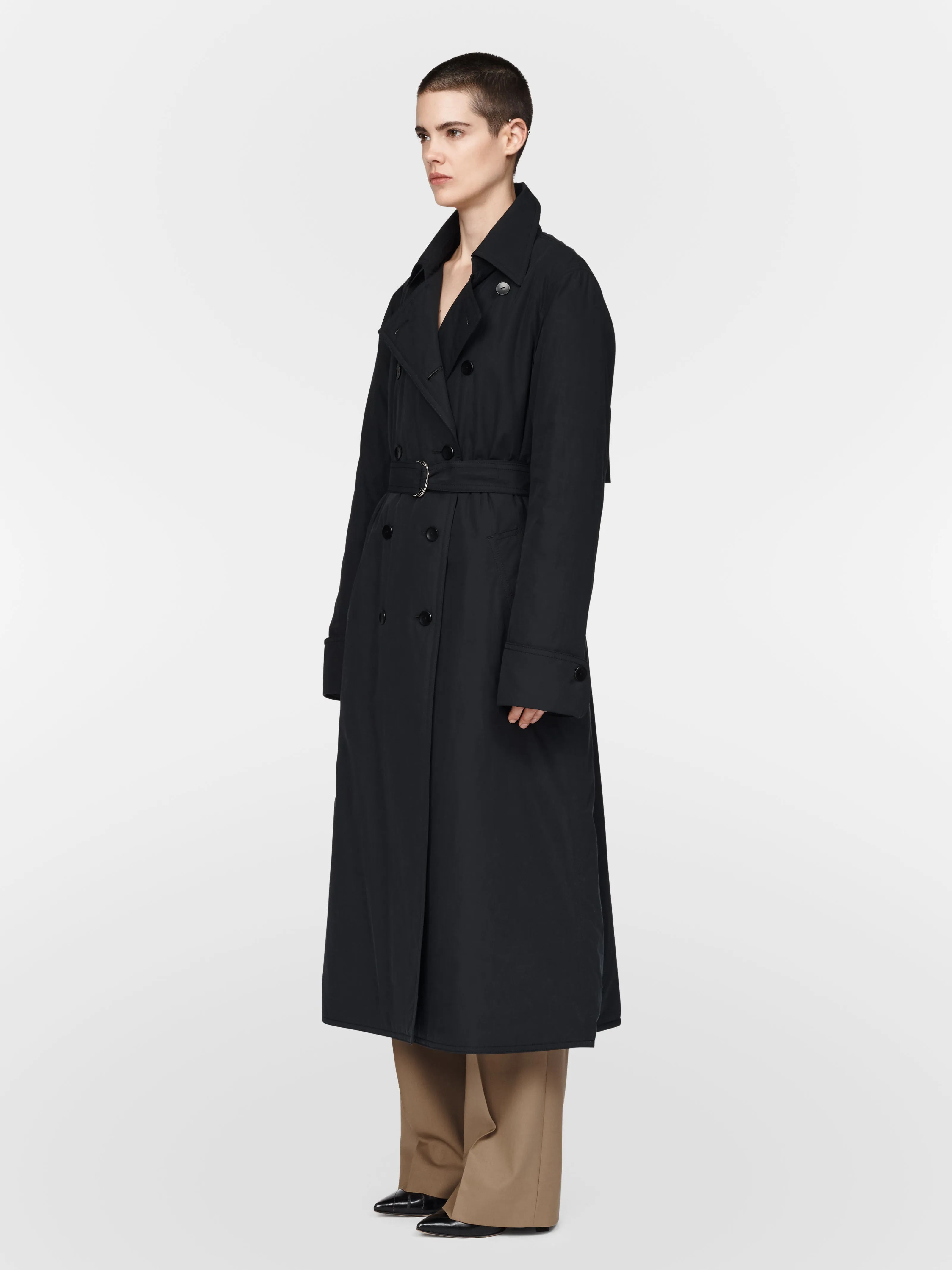 Duvet Coat in Black sold by MARIA McMANUS product image thumbnail 4