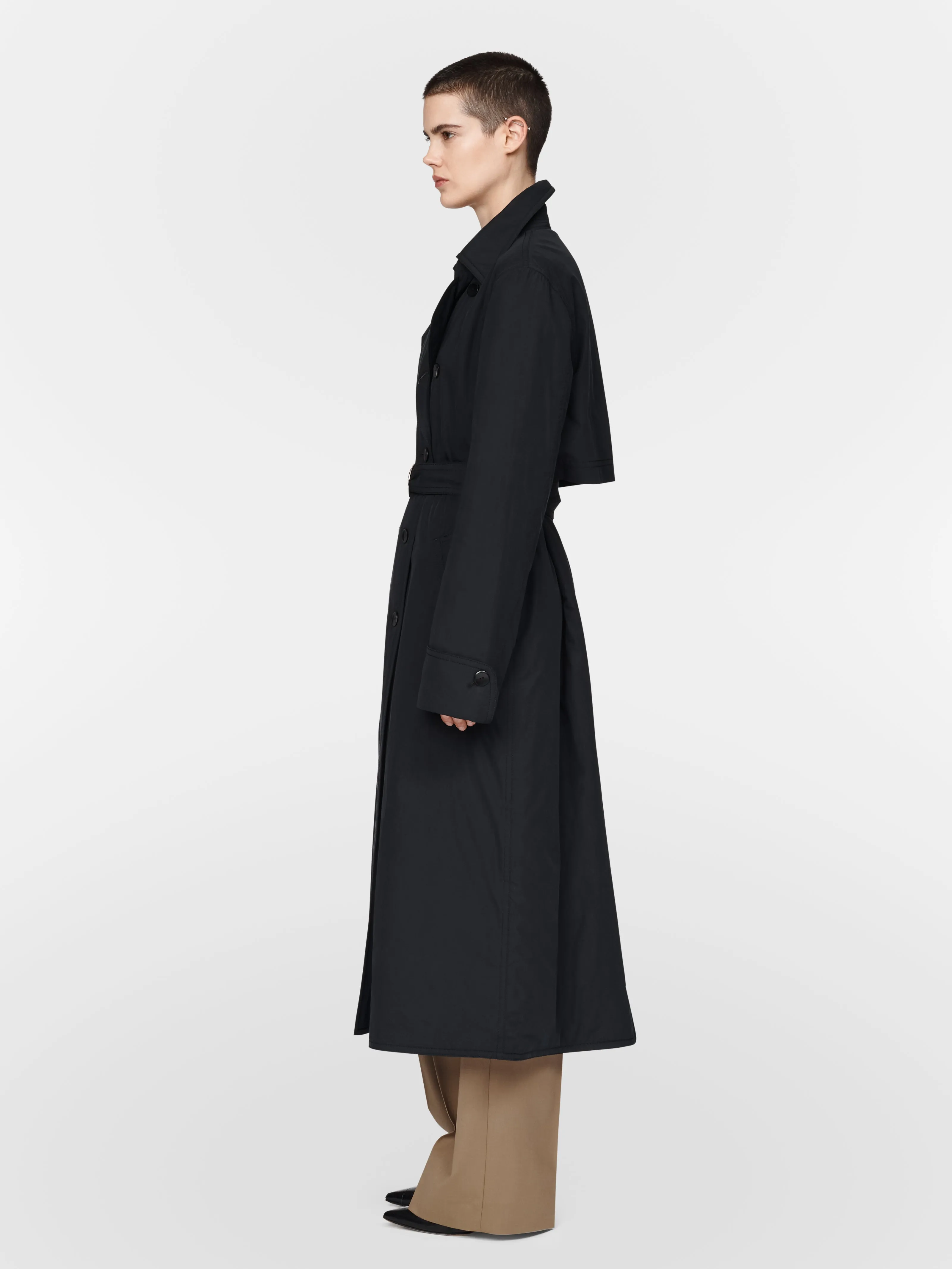 Duvet Coat in Black sold by MARIA McMANUS product image thumbnail 5