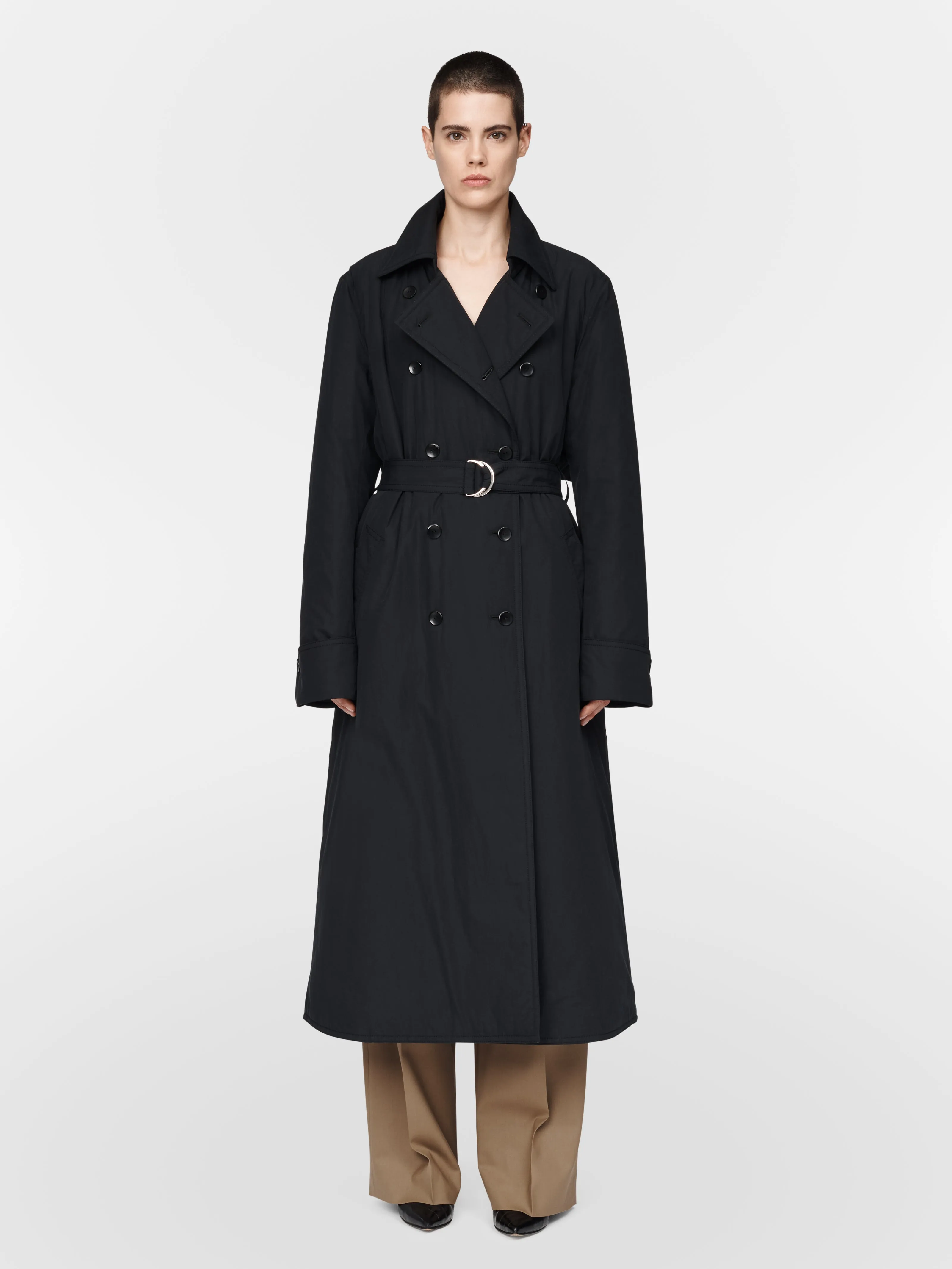 Duvet Coat in Black sold by MARIA McMANUS product image thumbnail 2