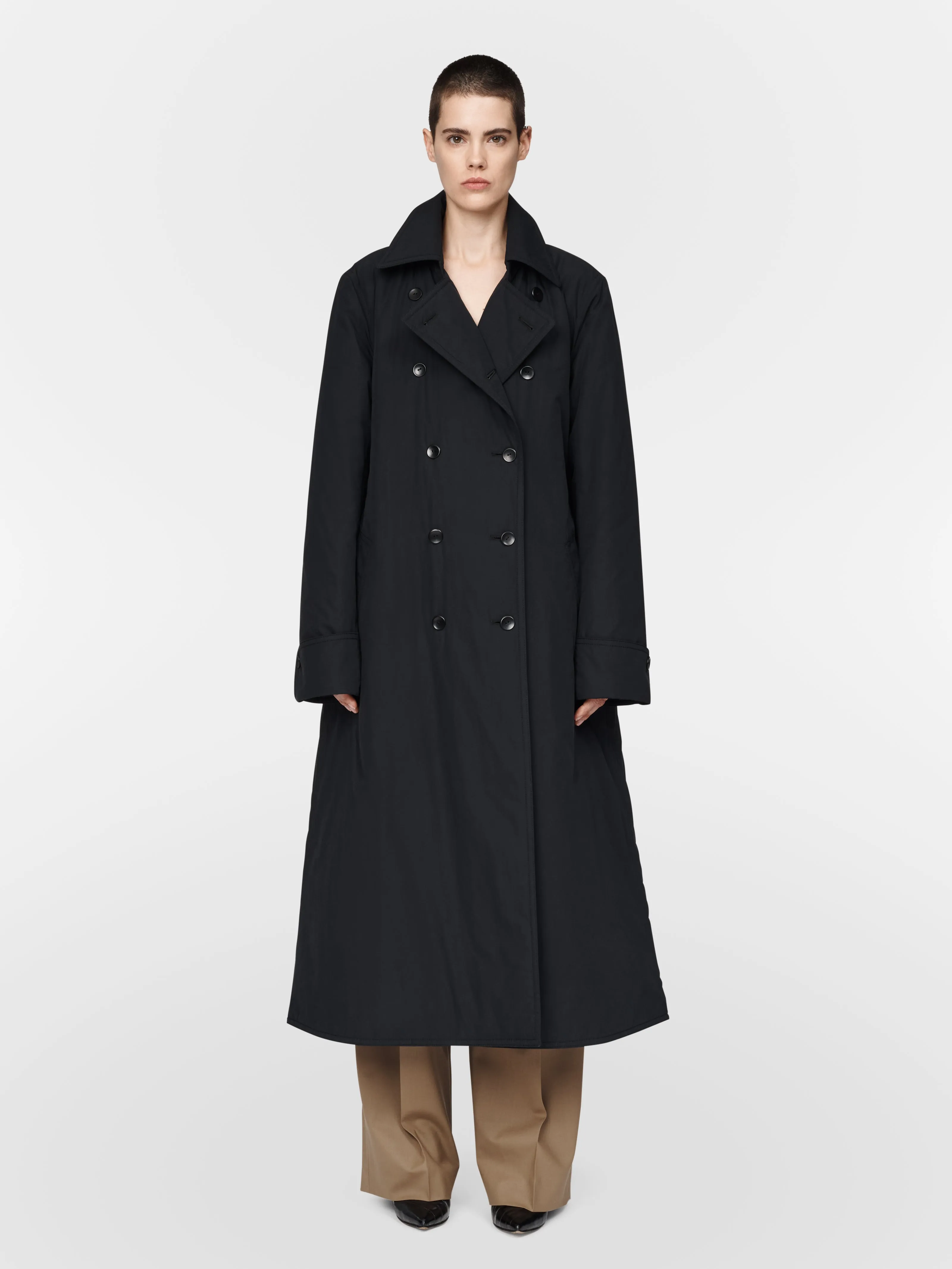 Duvet Coat in Black sold by MARIA McMANUS product image thumbnail 3