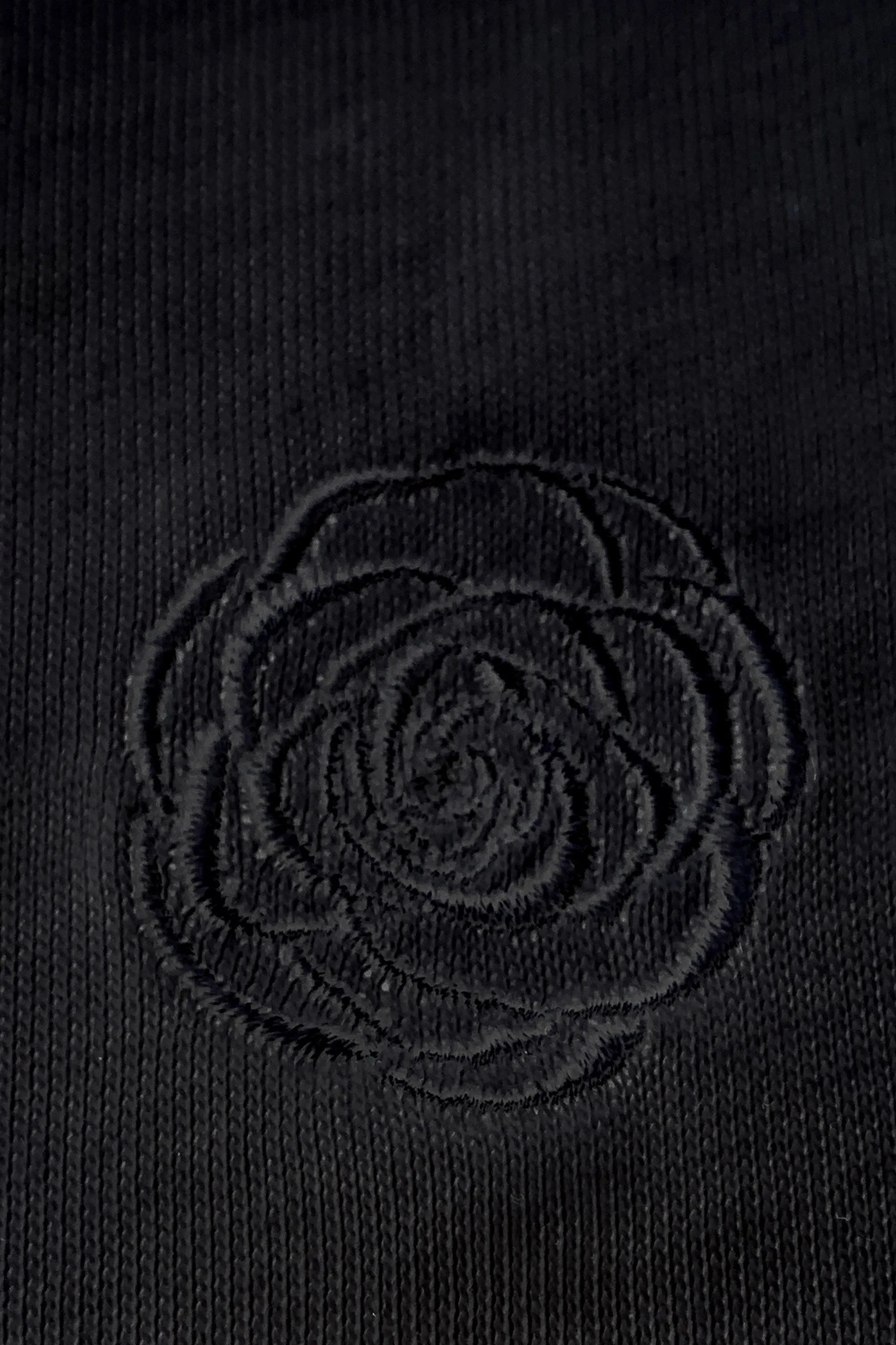 Mm X Emc Organic Cotton Embroidery T-Shirt in Black sold by MARIA McMANUS product image thumbnail 5