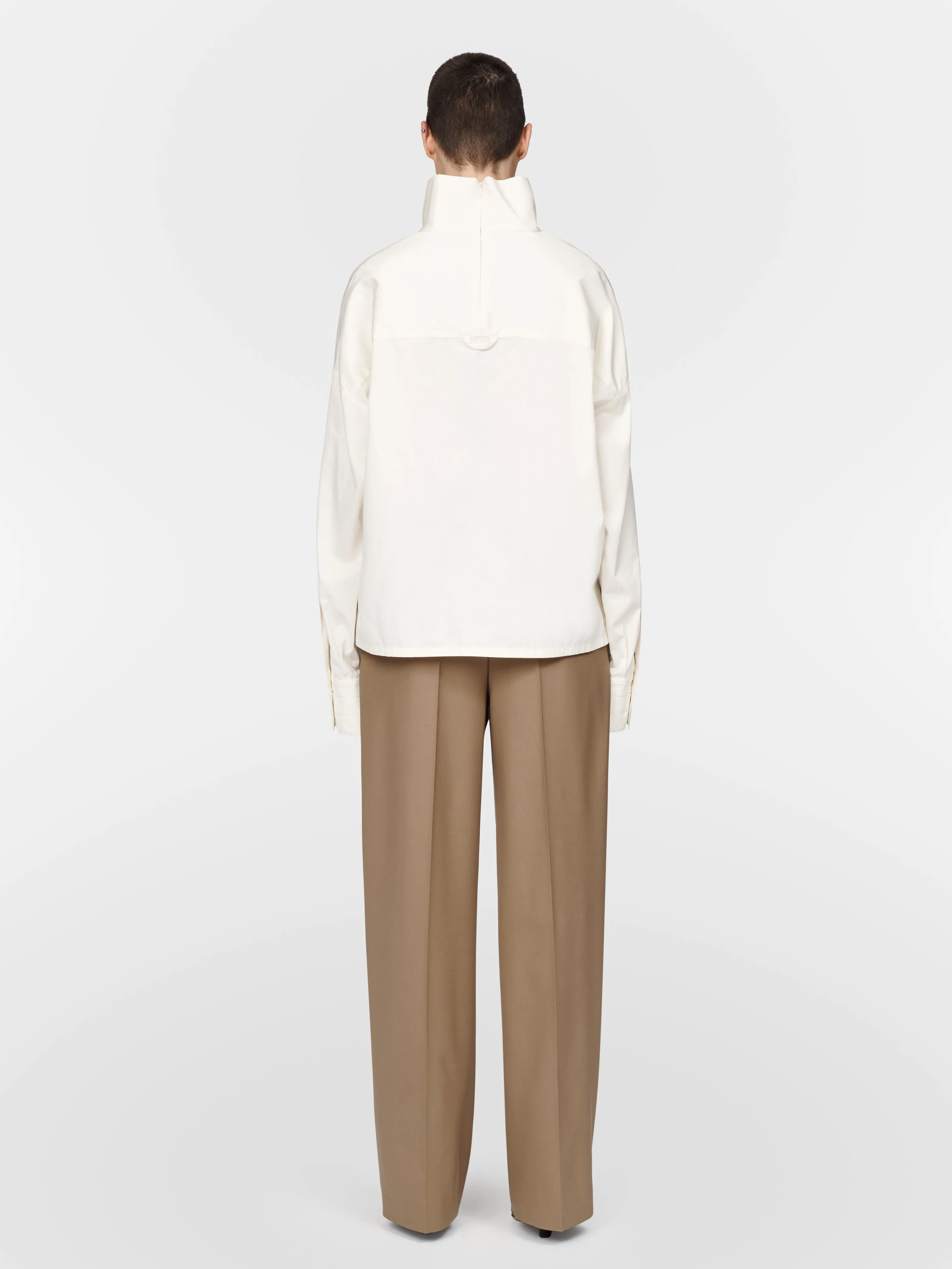 Mock Neck Top in Ivory sold by MARIA McMANUS product image thumbnail 3