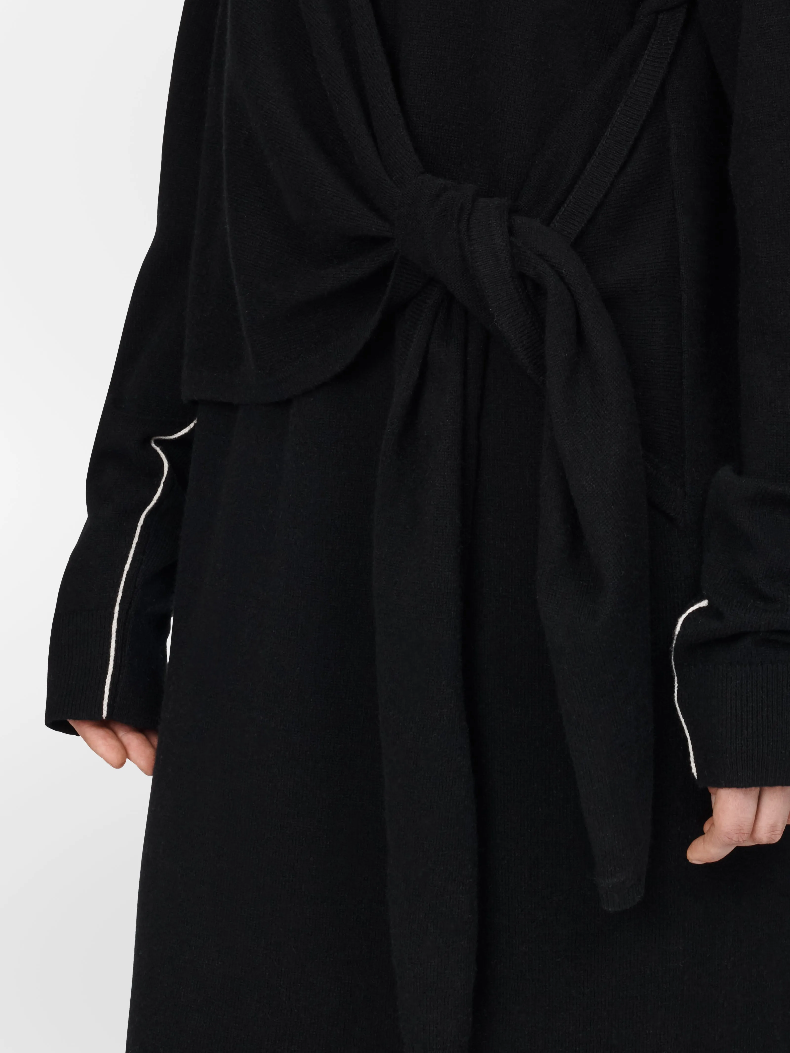 Knot Dress in Black sold by MARIA McMANUS product image thumbnail 4