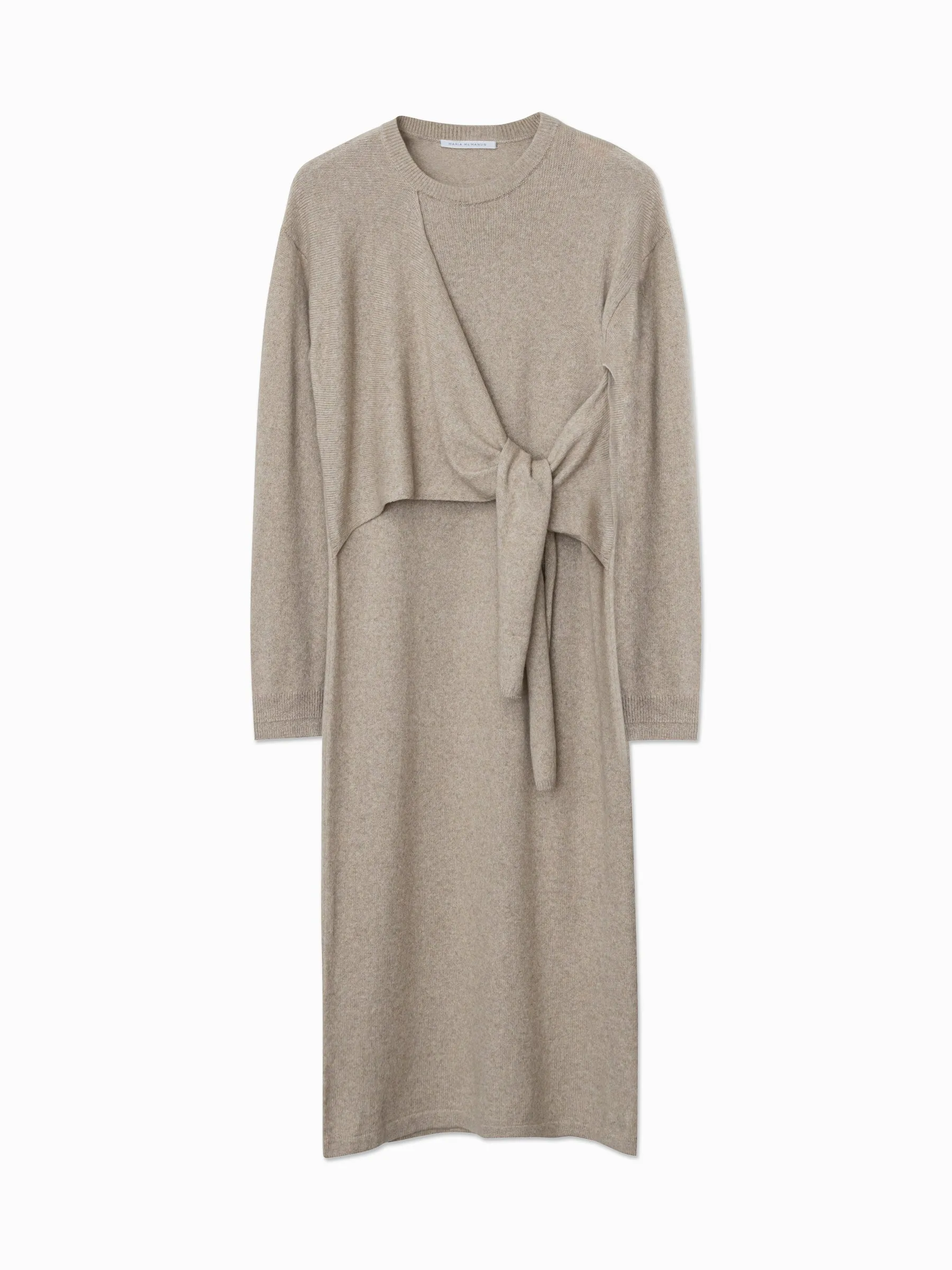 Knot Dress in Stone sold by MARIA McMANUS product image thumbnail 5