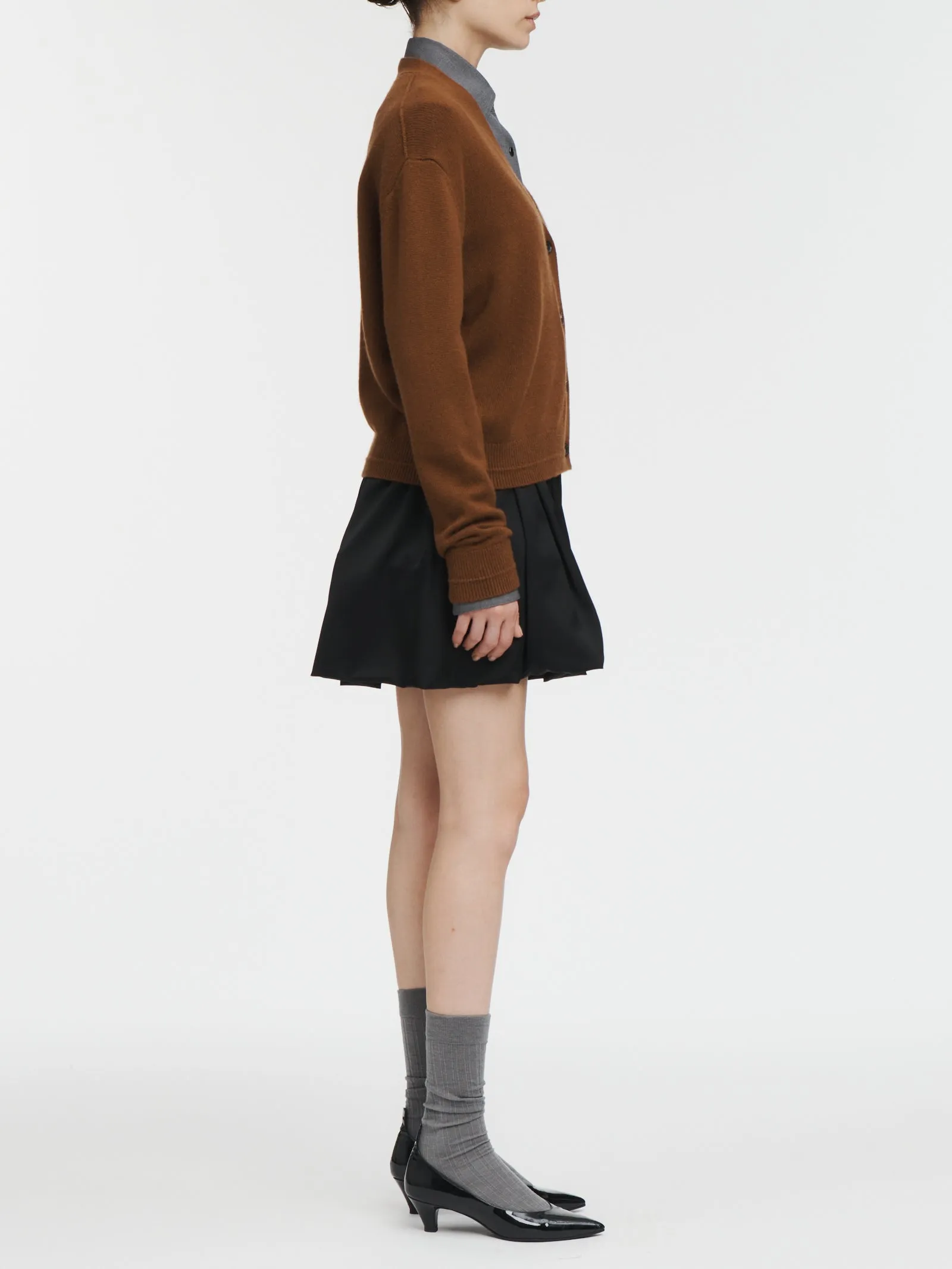 Classic V Cardigan in Vicuna sold by MARIA McMANUS product image thumbnail 2