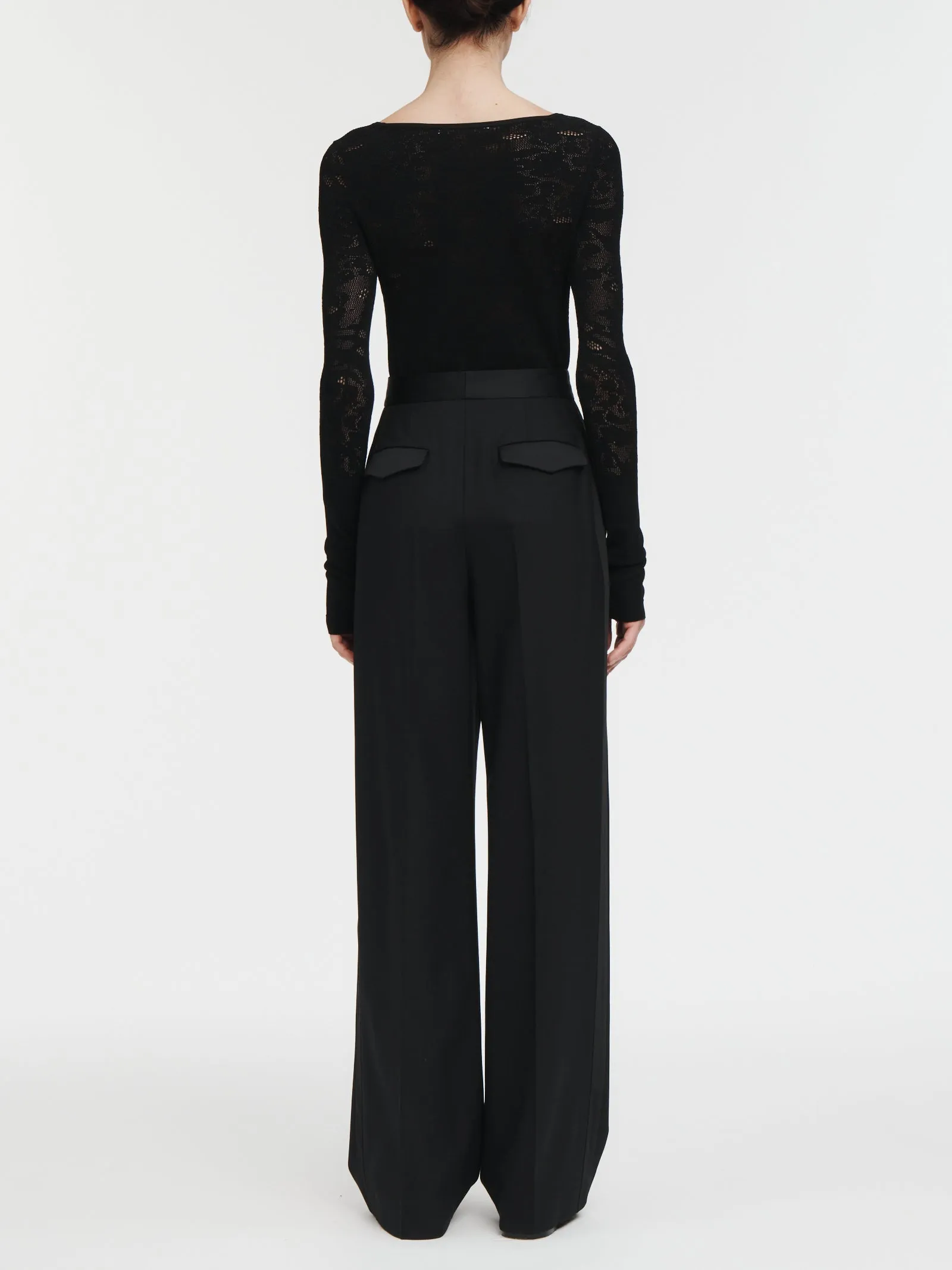 Ballet Lace Top in Black sold by MARIA McMANUS product image thumbnail 4