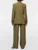 Double Breasted 6 Button Blazer in Loden Green sold by MARIA McMANUS