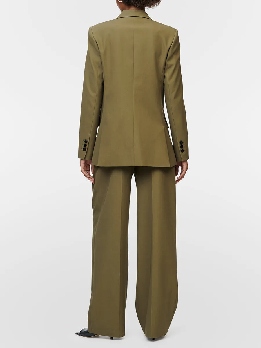 Double Breasted 6 Button Blazer in Loden Green sold by MARIA McMANUS product image thumbnail 4