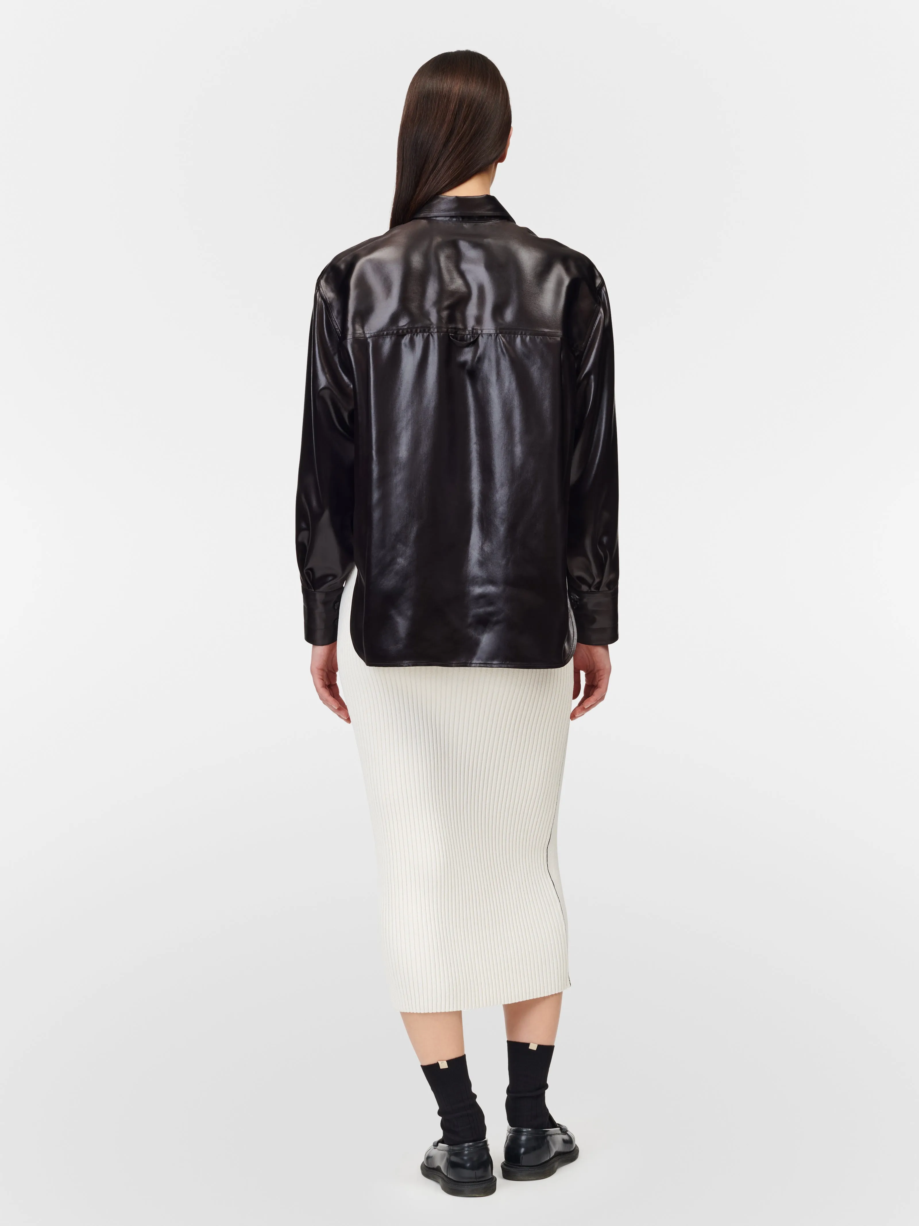 Oversized Shirt in Black sold by MARIA McMANUS product image thumbnail 3