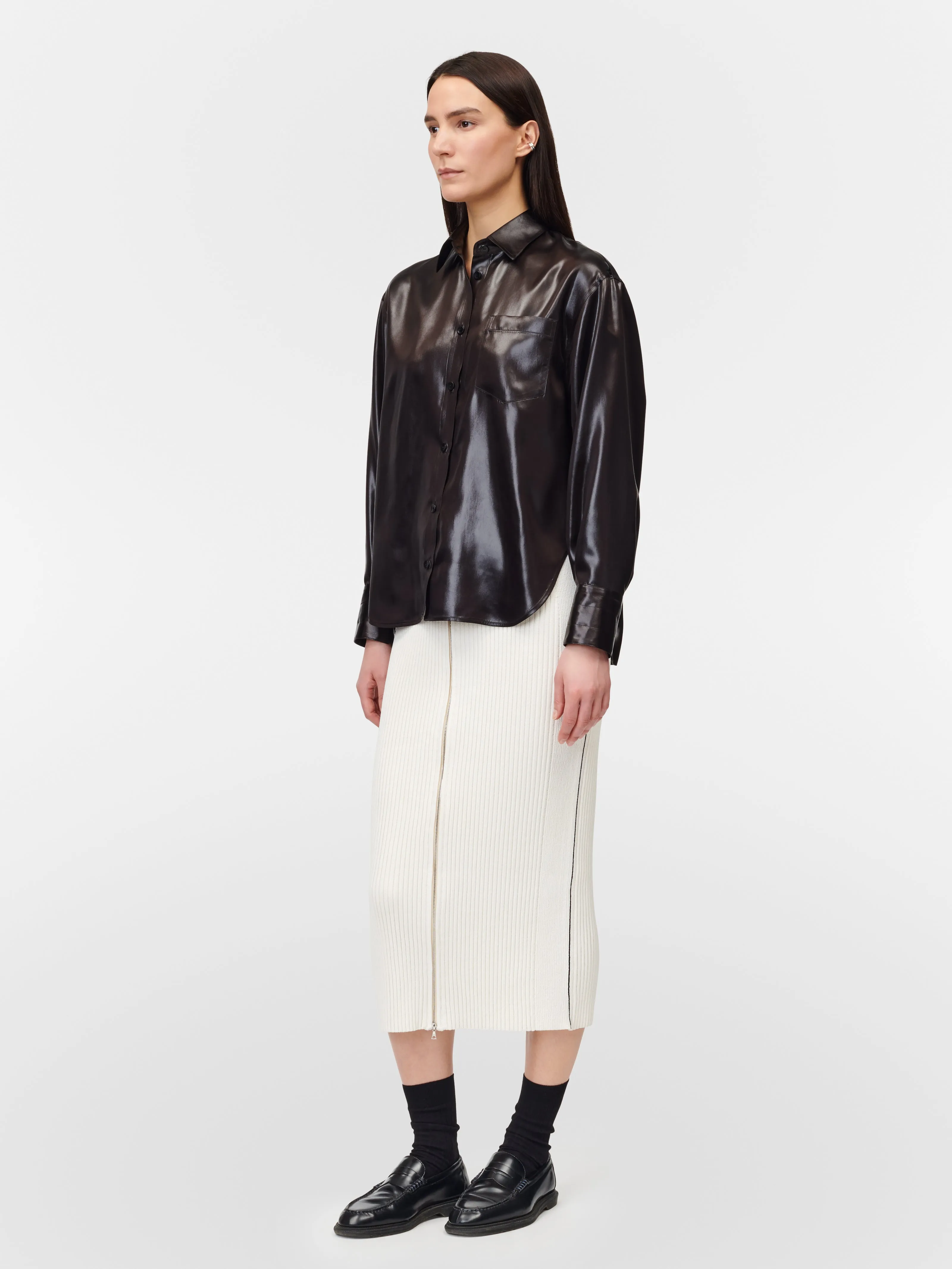 Oversized Shirt in Black sold by MARIA McMANUS product image thumbnail 2
