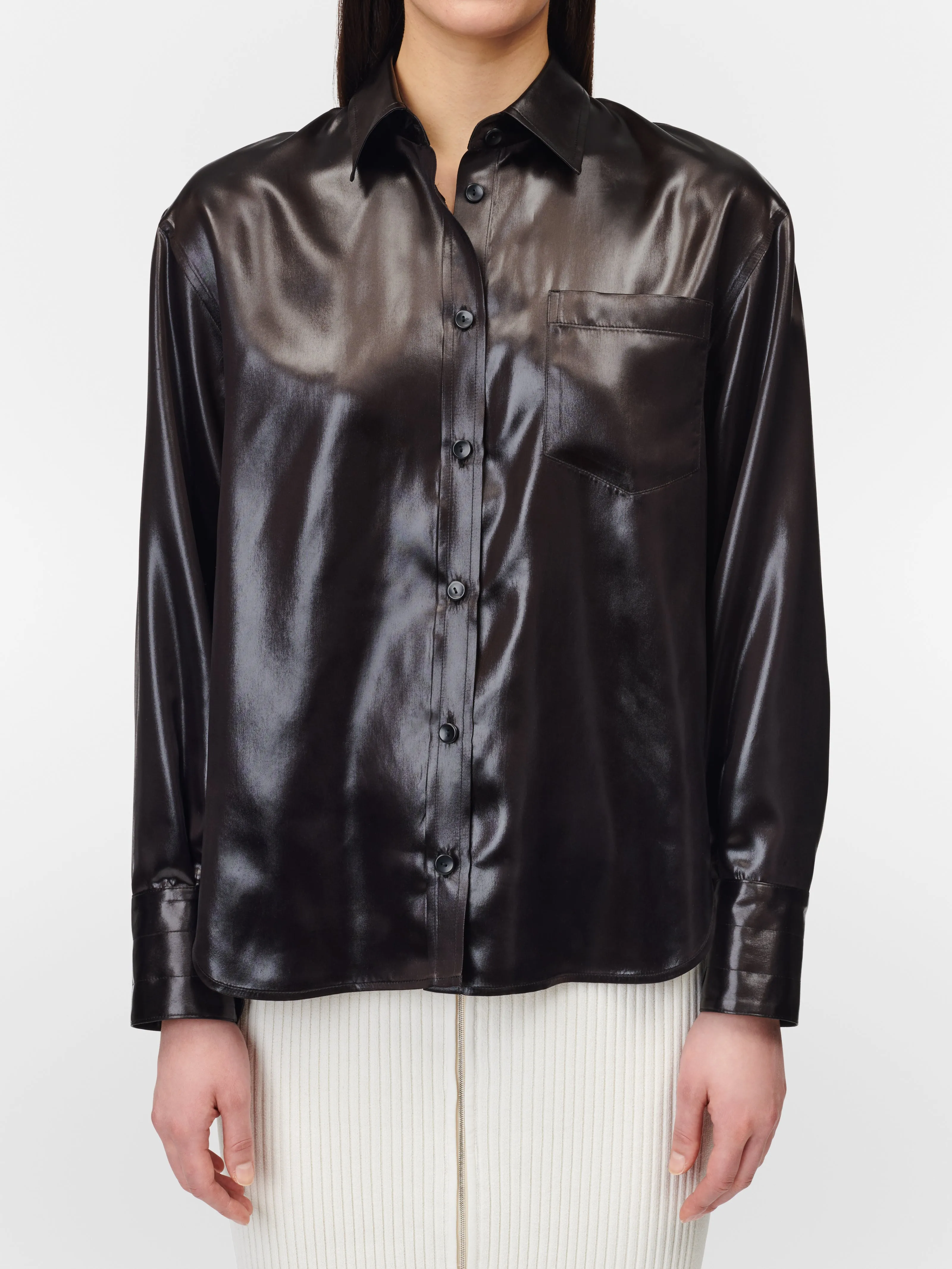 Oversized Shirt in Black sold by MARIA McMANUS product image thumbnail 4