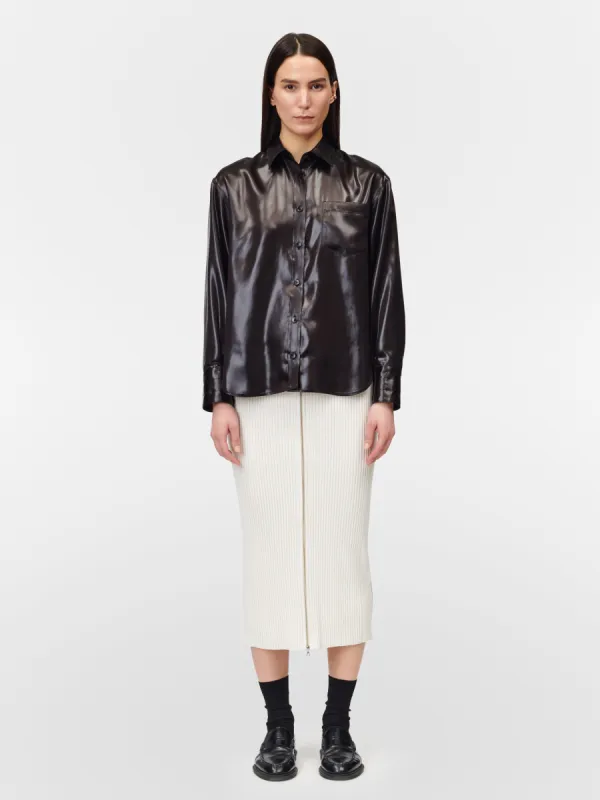 Oversized Shirt in Black sold by MARIA McMANUS