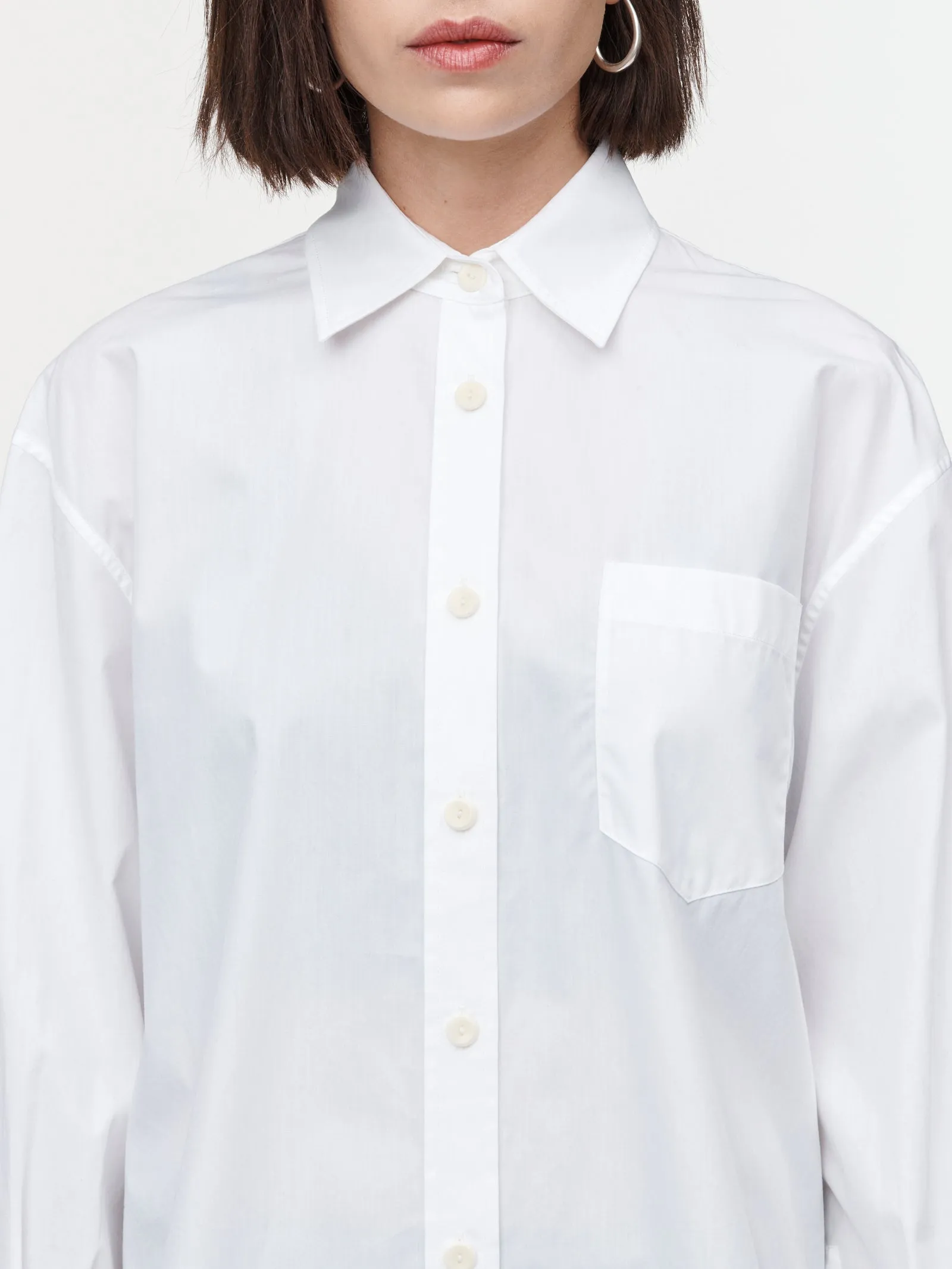 Oversized Shirt in White sold by MARIA McMANUS product image thumbnail 5