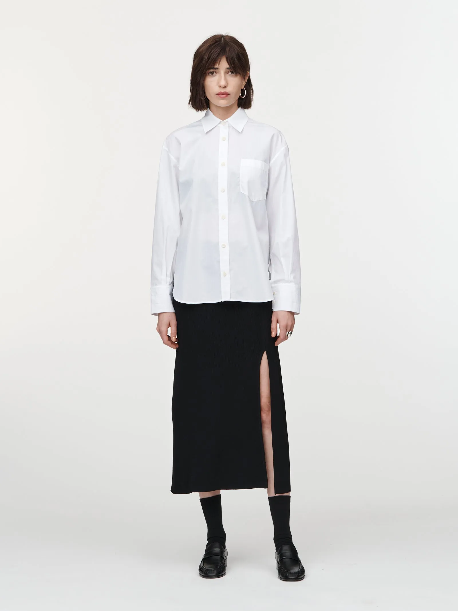 Oversized Shirt in White sold by MARIA McMANUS