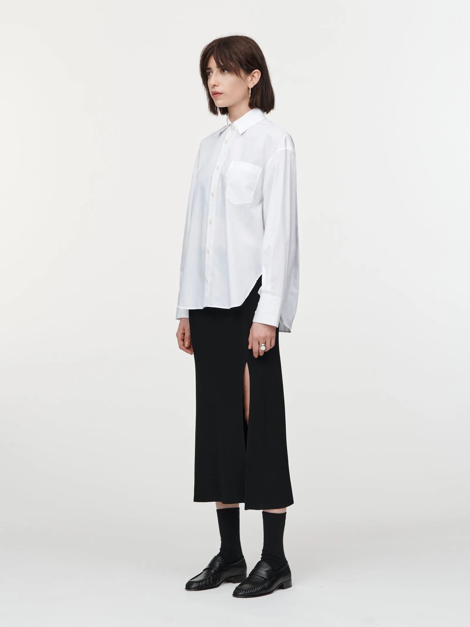 Oversized Shirt in White sold by MARIA McMANUS product image thumbnail 2