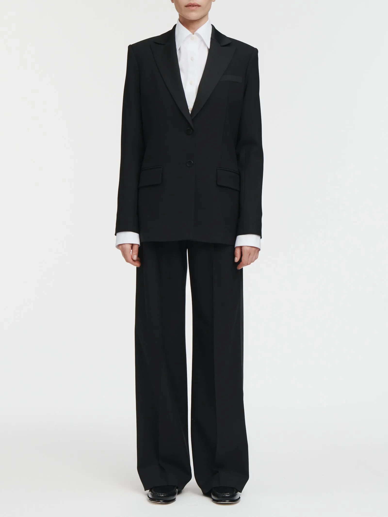 Cloak Single Breasted Blazer in Black sold by MARIA McMANUS product image thumbnail 3