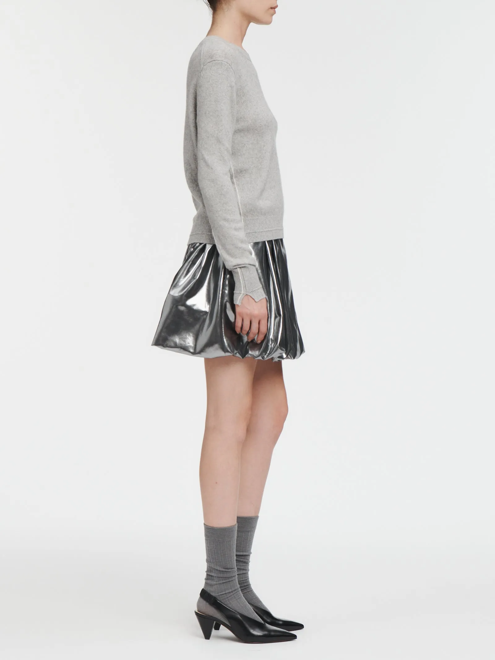 Featherweight Crew in Heather Grey sold by MARIA McMANUS product image thumbnail 2