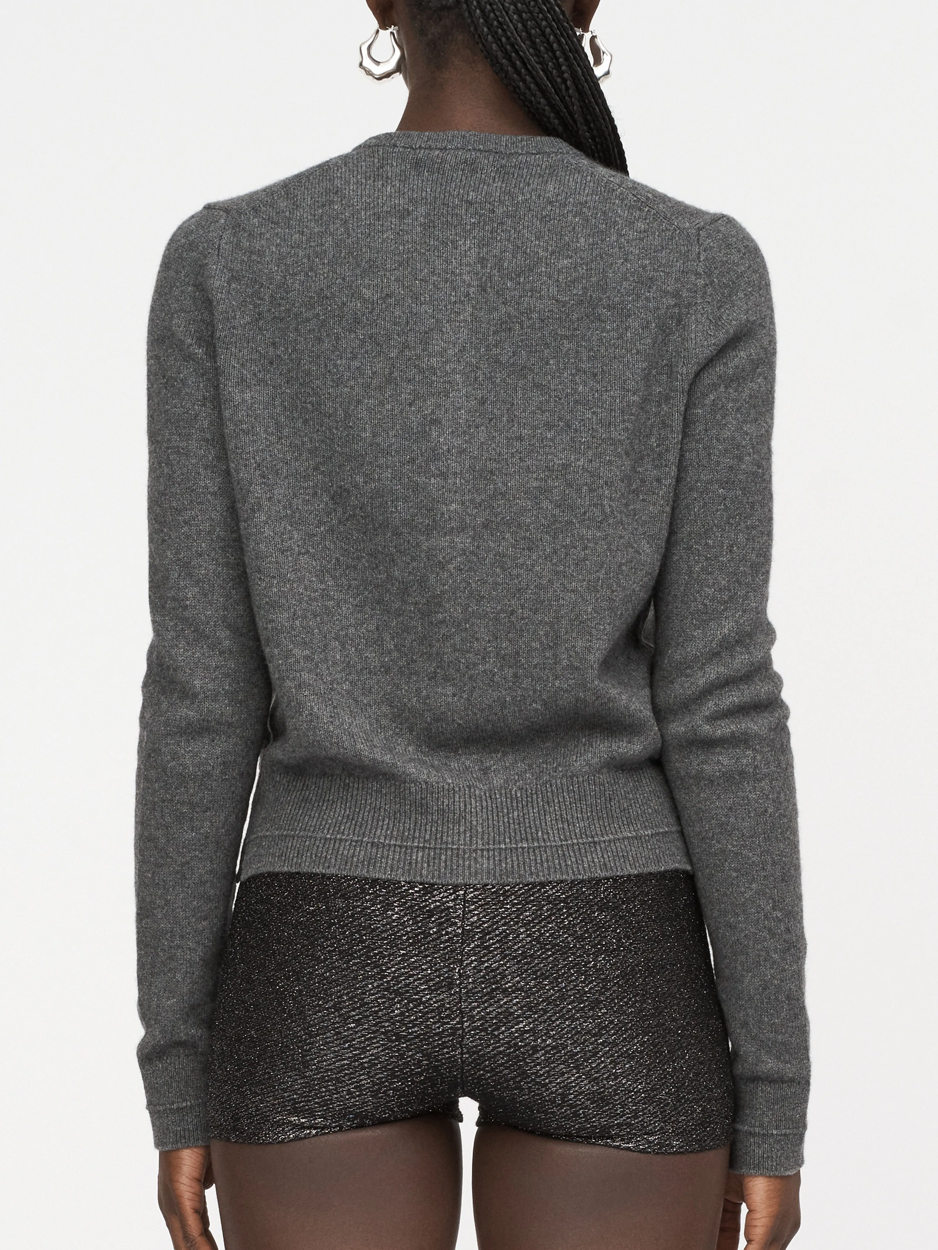 Petite Cardigan in Charcoal sold by MARIA McMANUS product image thumbnail 3