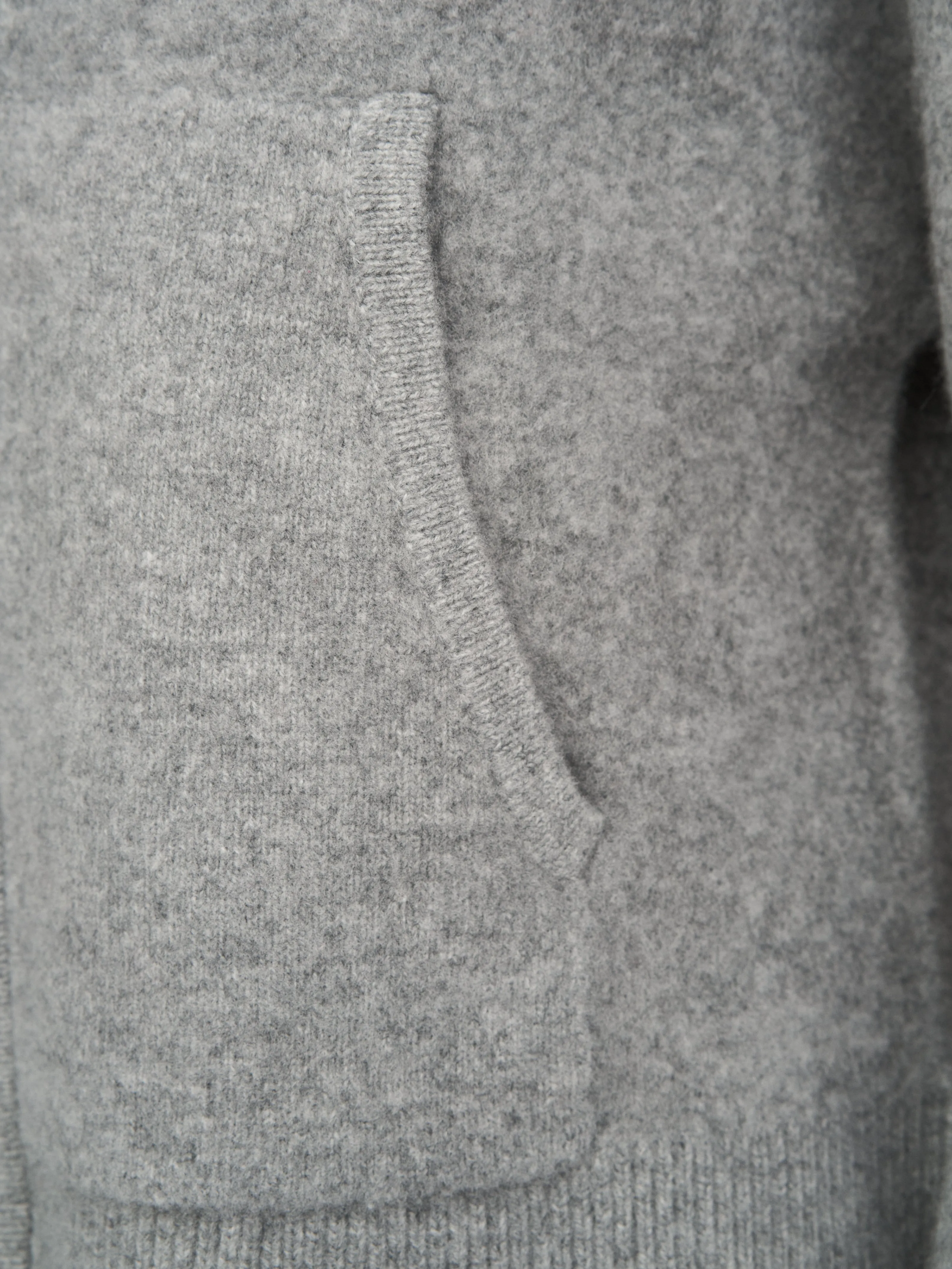 Felted Wool Hoodie in Medium Heather Grey sold by MARIA McMANUS product image thumbnail 4