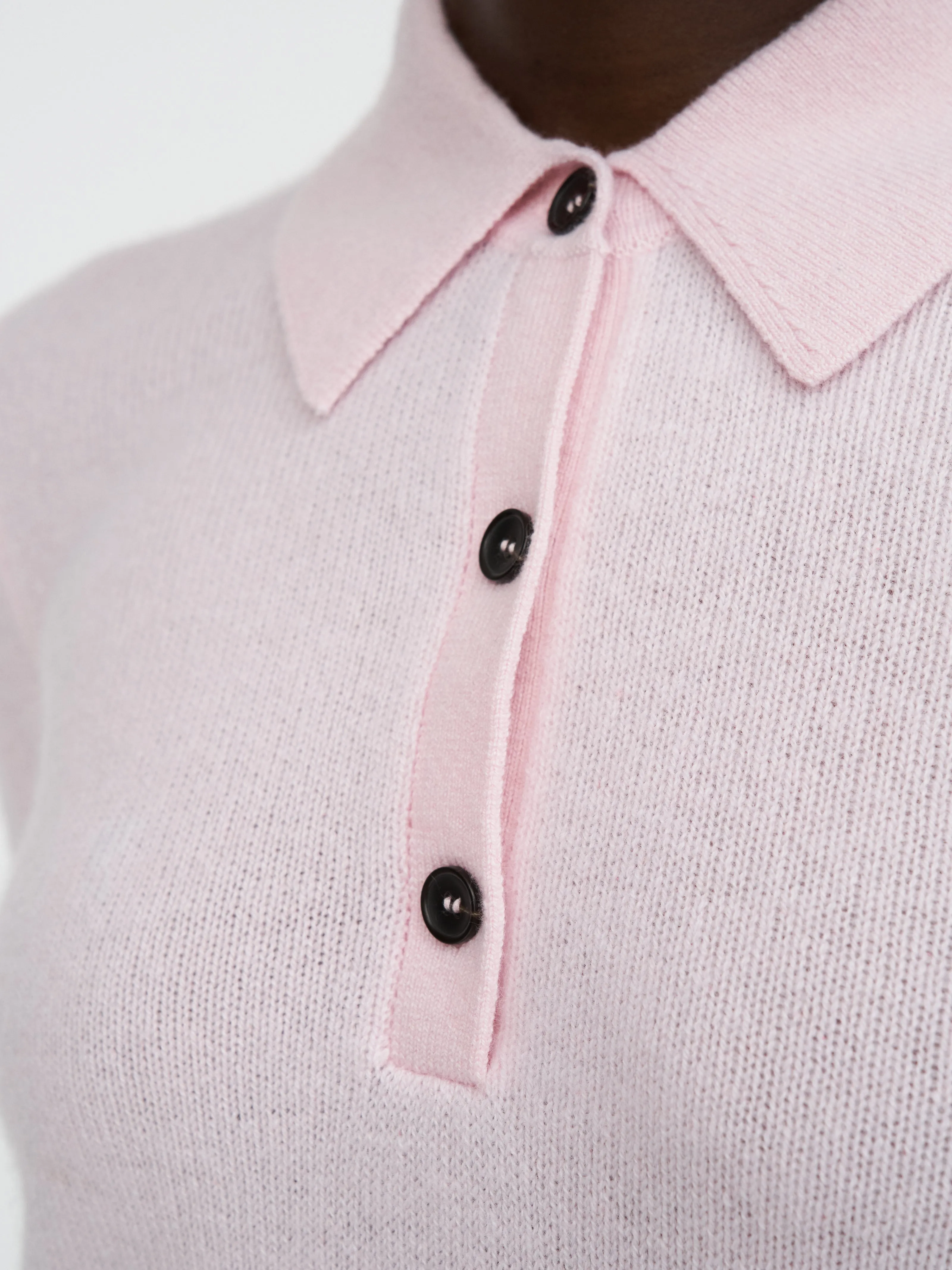 Featherweight Polo in Whisper Pink sold by MARIA McMANUS product image thumbnail 4