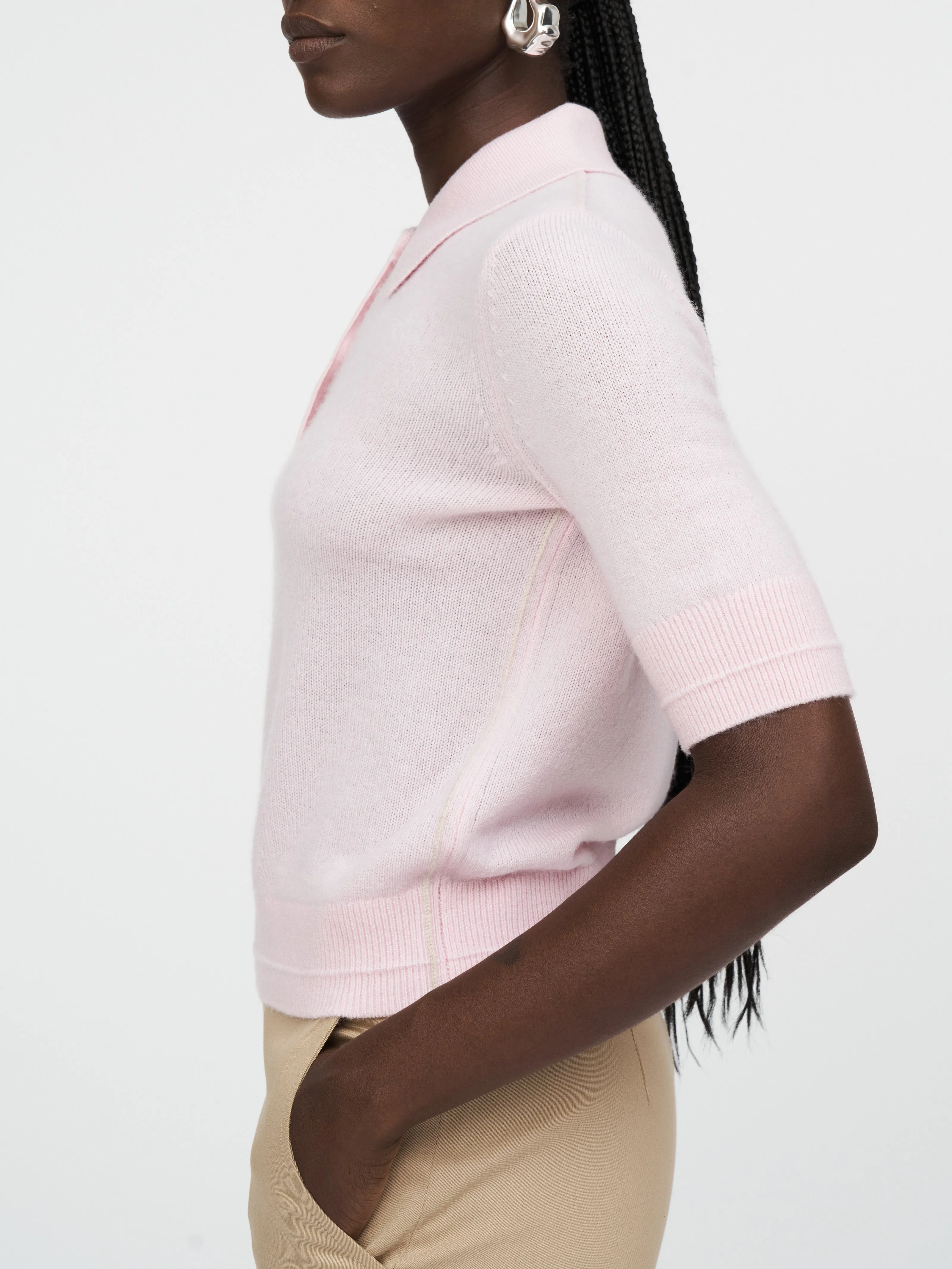 Featherweight Polo in Whisper Pink sold by MARIA McMANUS product image thumbnail 5