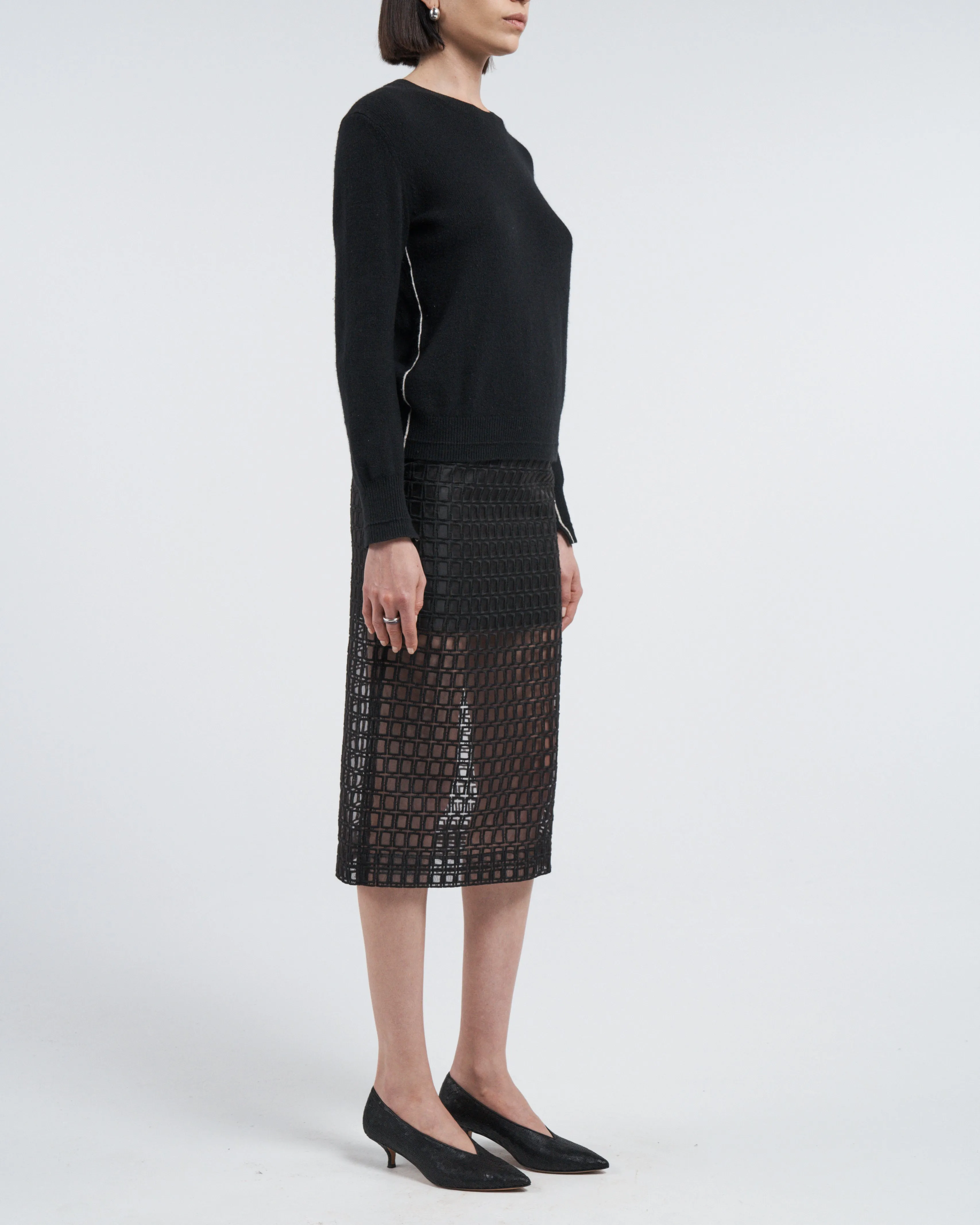 Featherweight Crew in Black sold by MARIA McMANUS product image thumbnail 3