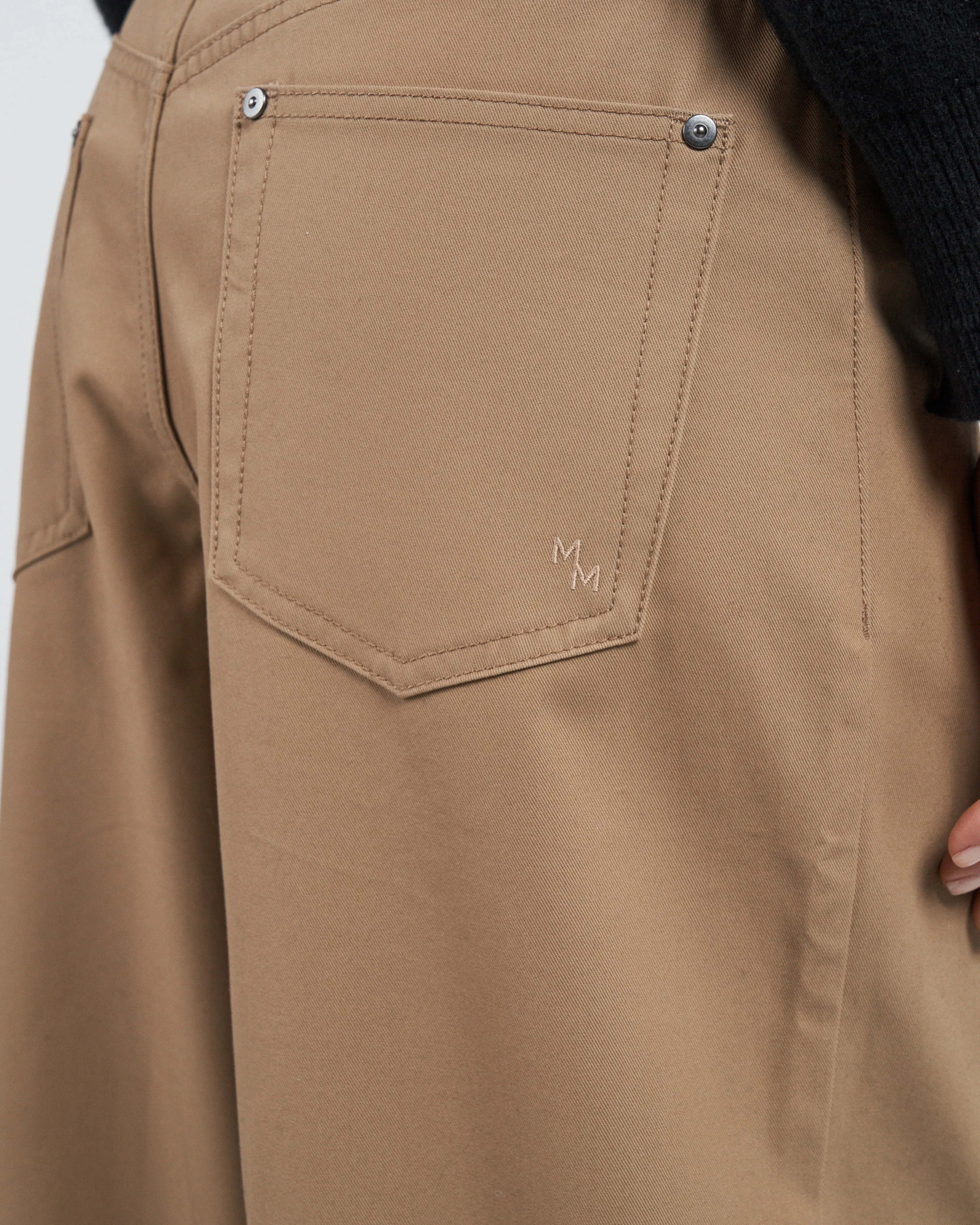 5 Pocket Wide Leg Jean in Camel sold by MARIA McMANUS product image thumbnail 5