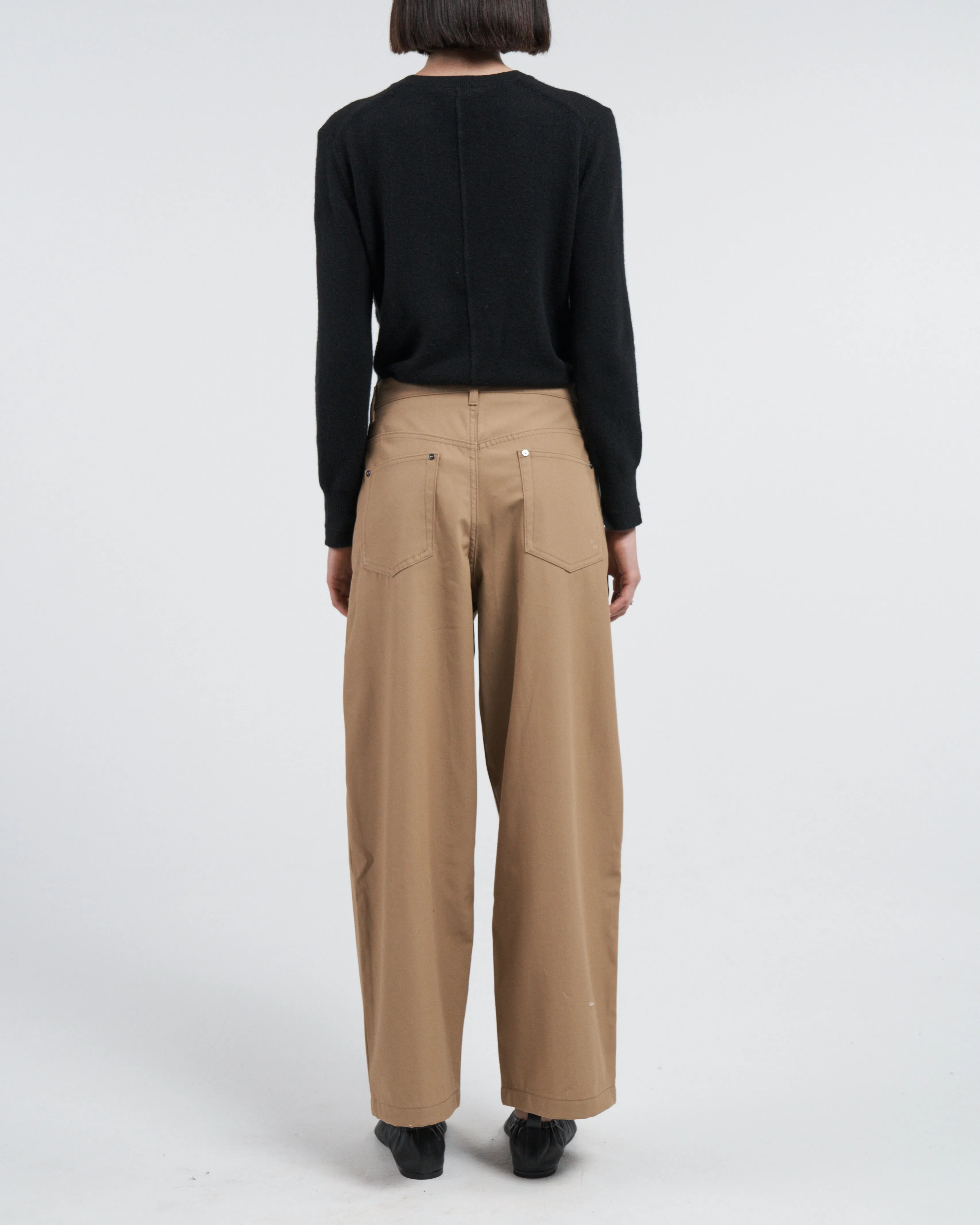 5 Pocket Wide Leg Jean in Camel sold by MARIA McMANUS product image thumbnail 3