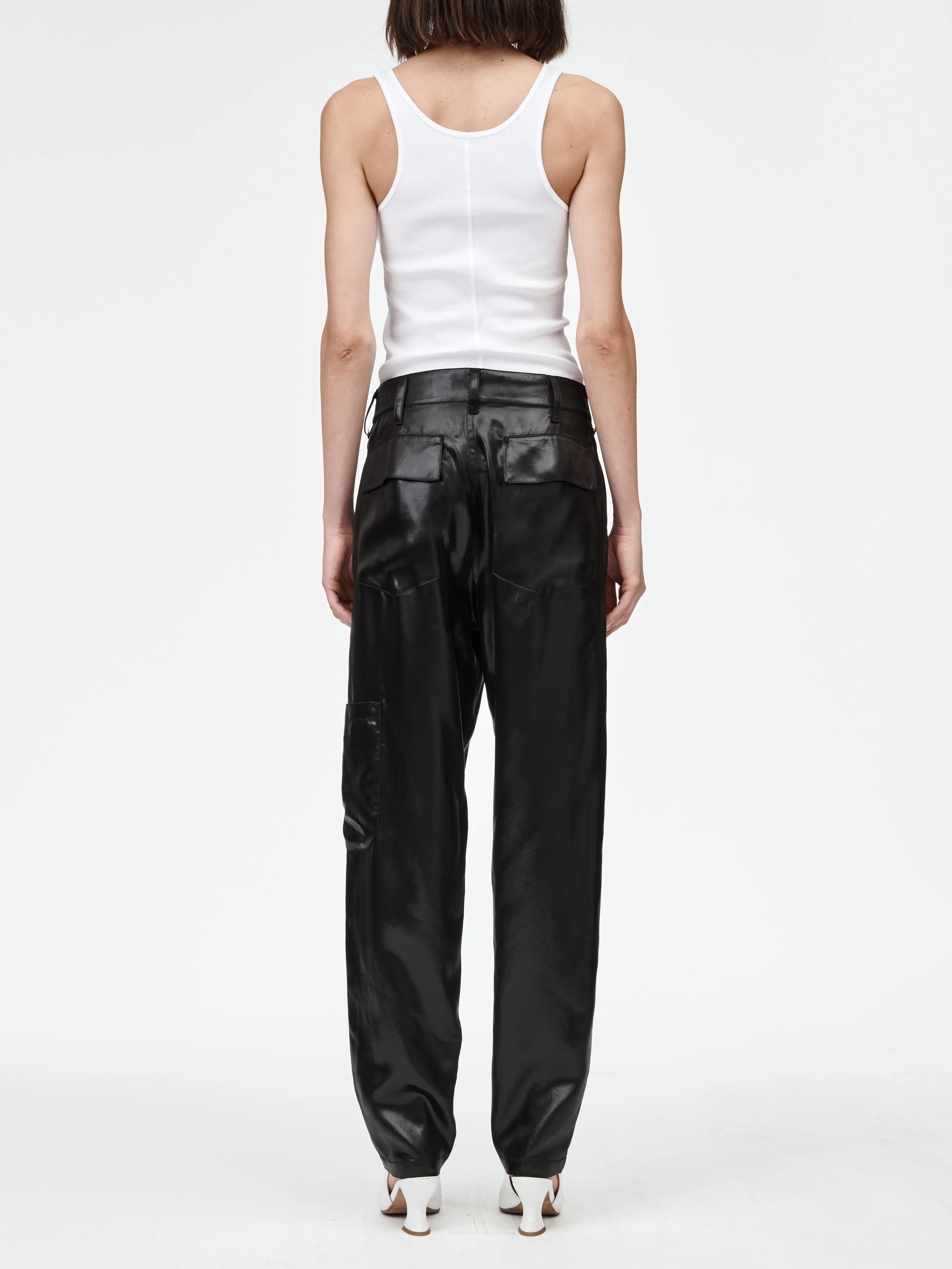 Belted Carpenter Pant in Black sold by MARIA McMANUS product image thumbnail 3