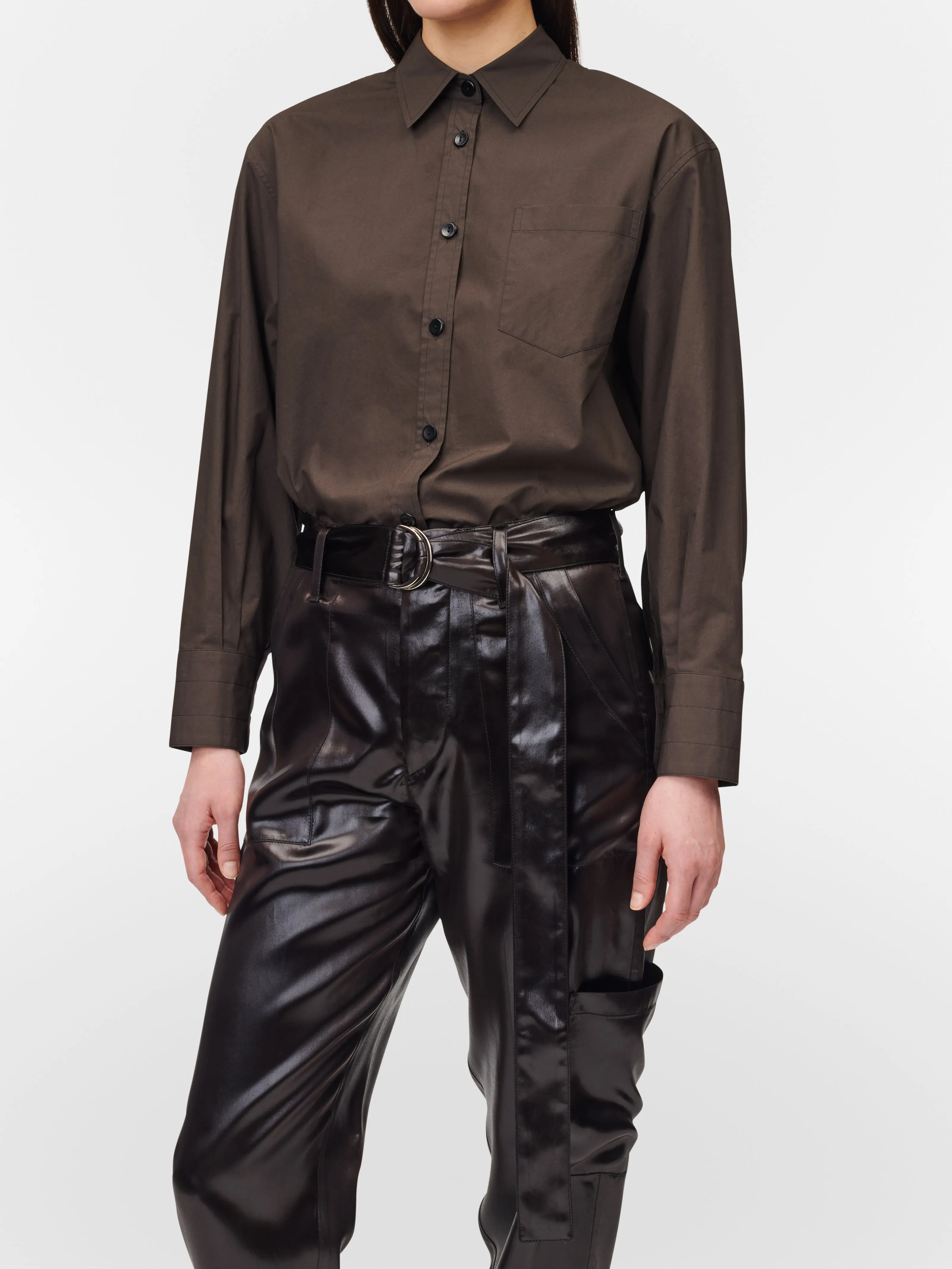 Belted Carpenter Pant in Black sold by MARIA McMANUS product image thumbnail 5