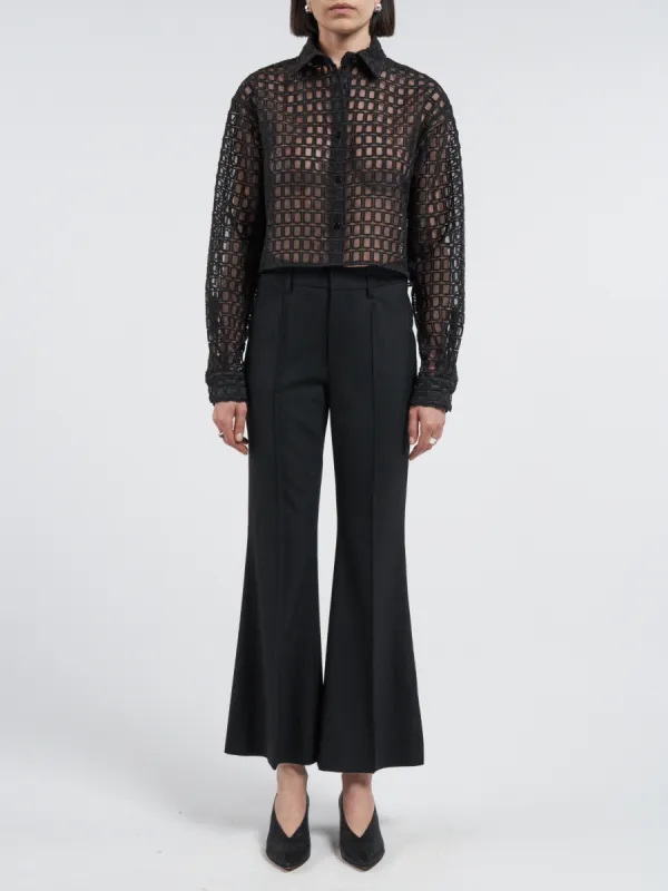 Mid Rise Flare in Black sold by MARIA McMANUS