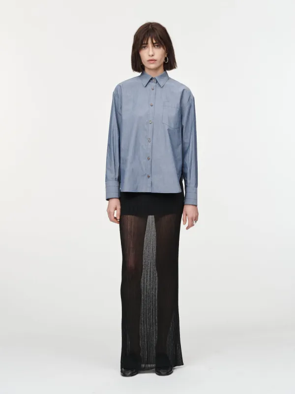 Oversized Shirt in Chambray sold by MARIA McMANUS