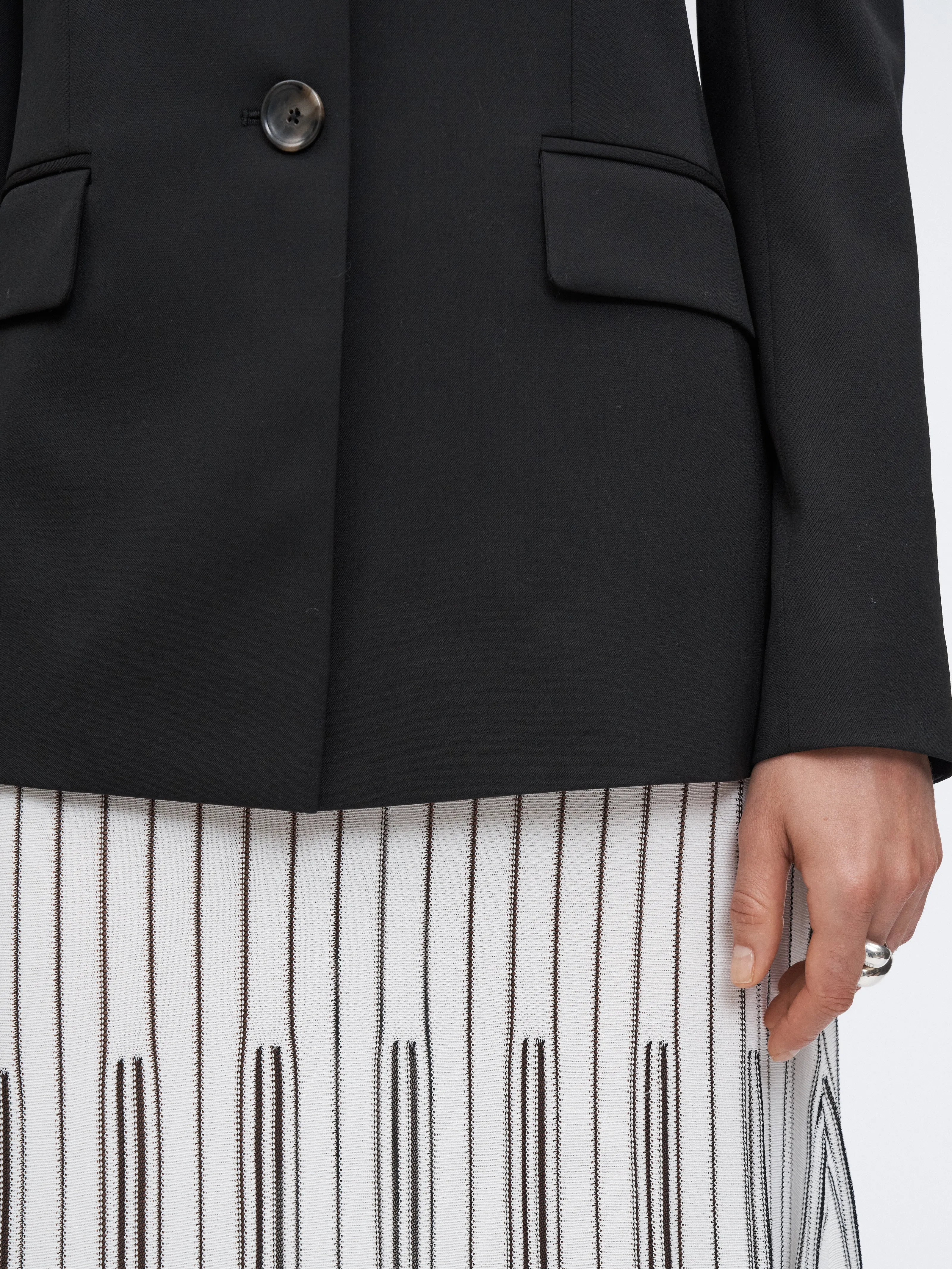 Single Breasted Blazer in Black sold by MARIA McMANUS product image thumbnail 5