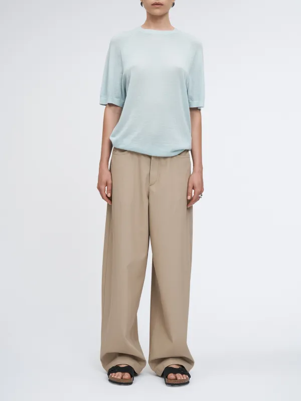 Oversized T-Shirt in Duck Egg Blue sold by MARIA McMANUS