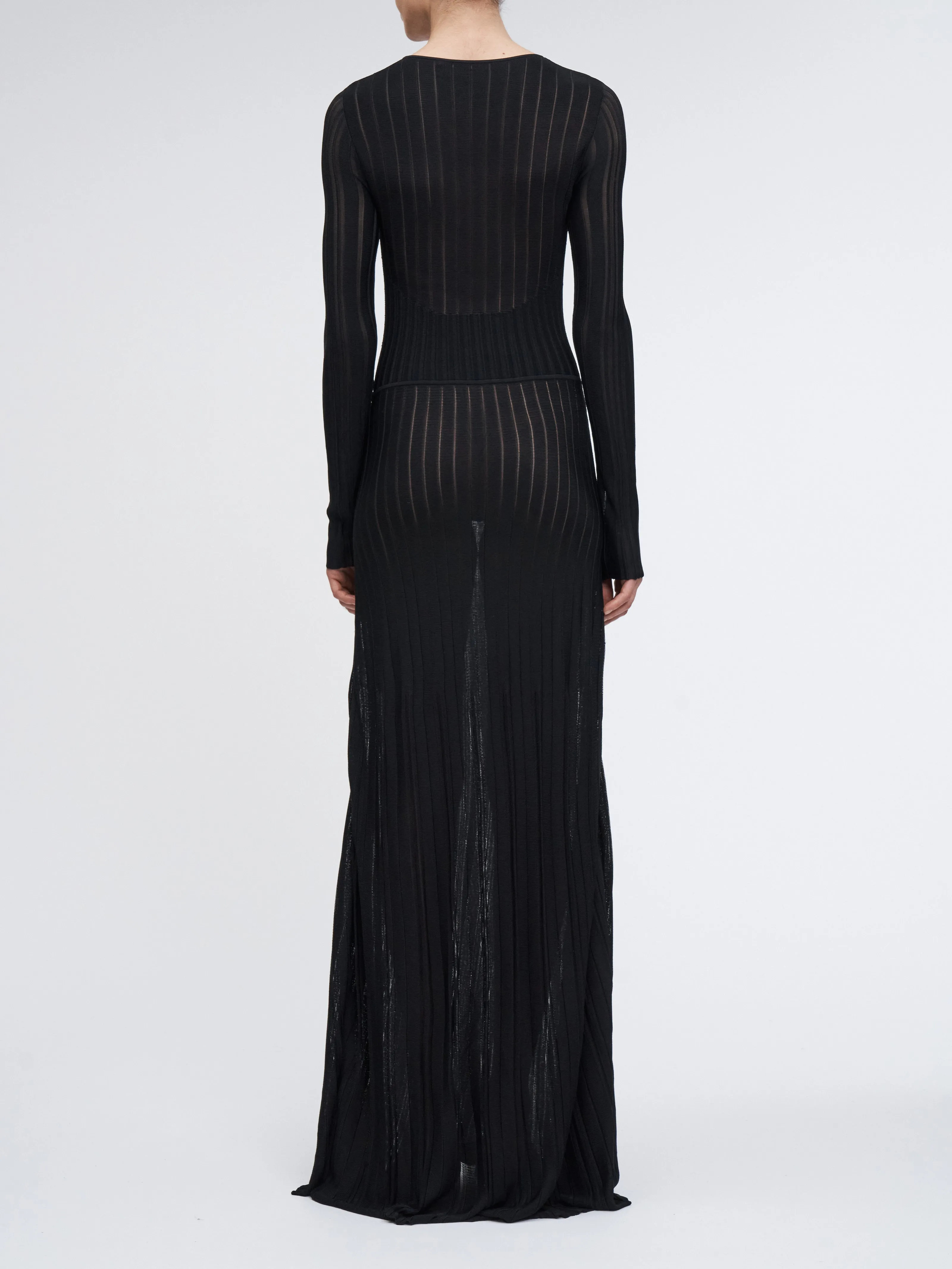 Bustier Variegated Dress in Black sold by MARIA McMANUS product image thumbnail 4