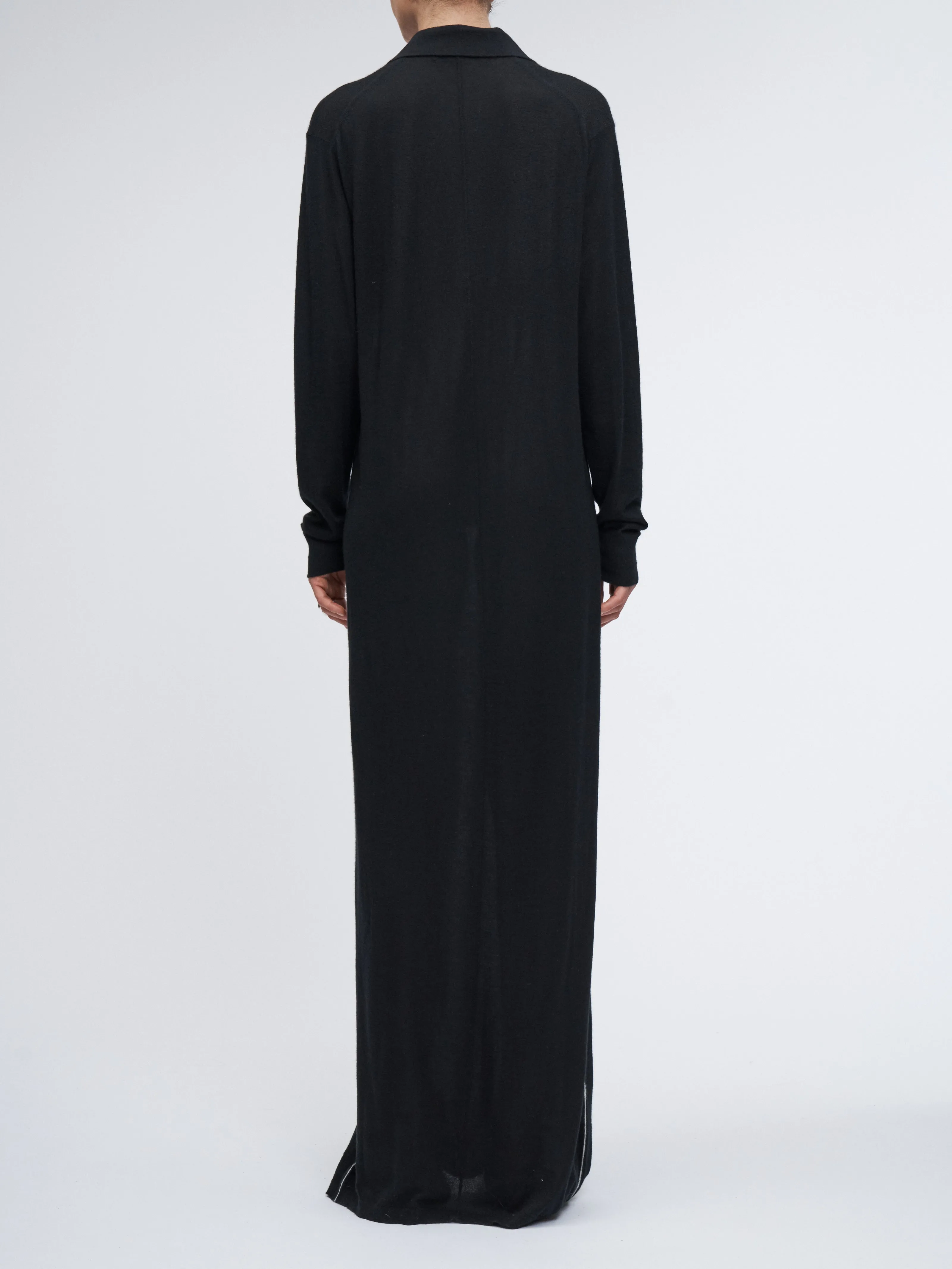 Jersey Polo Dress in Black sold by MARIA McMANUS product image thumbnail 3