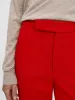 High Waisted Crop Trouser in Carmine Red sold by MARIA McMANUS