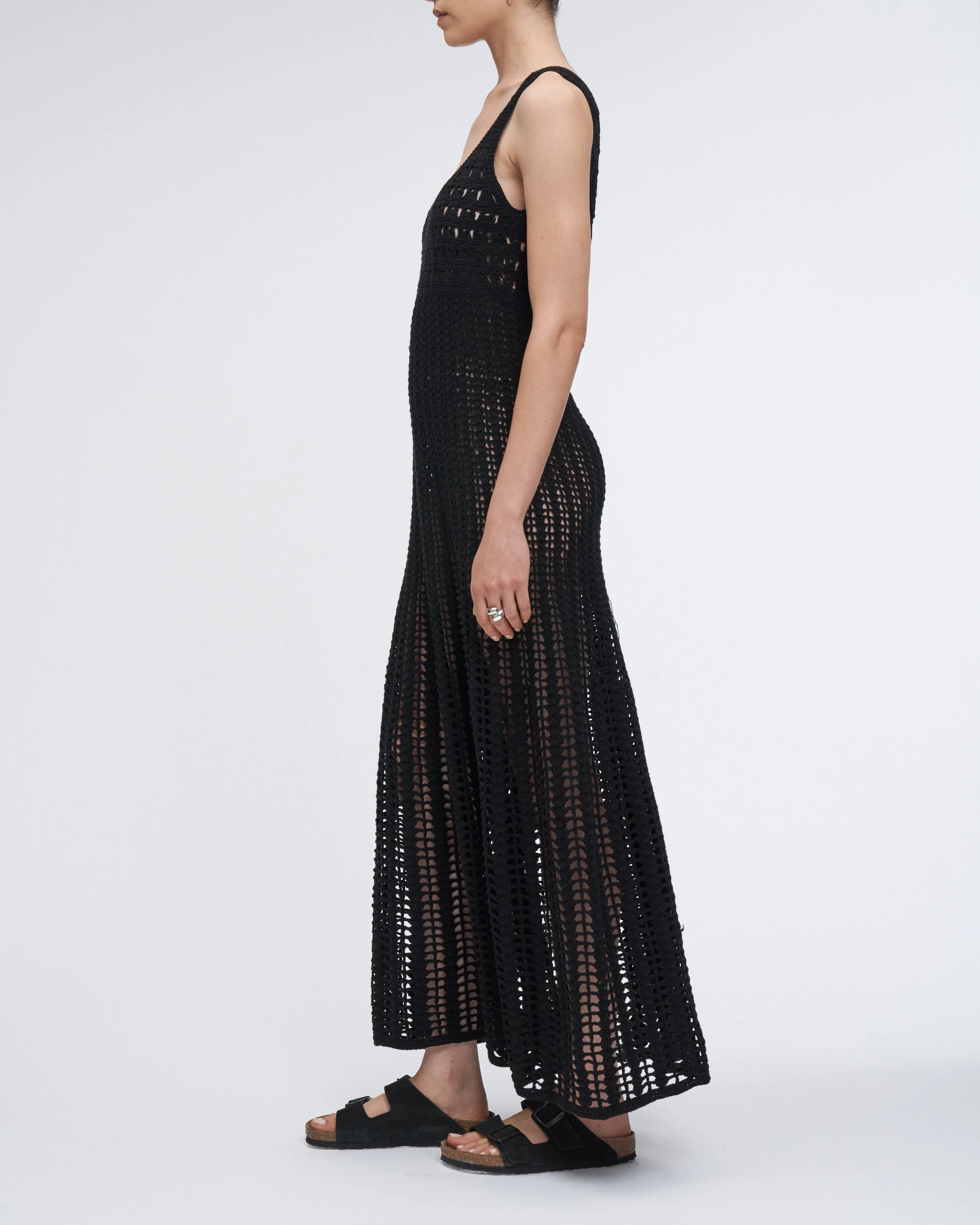 Hand Crochet Dress in Black sold by MARIA McMANUS product image thumbnail 3