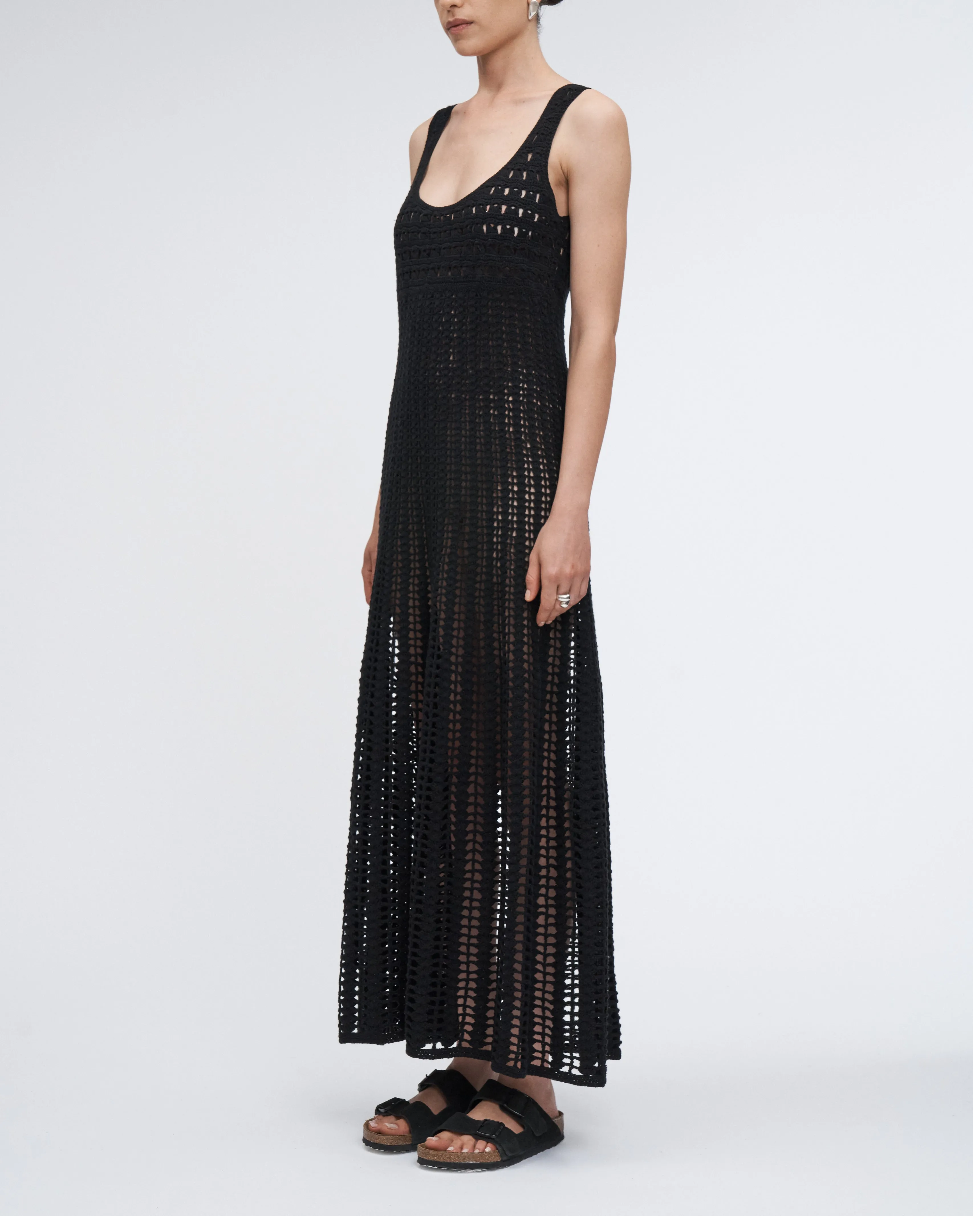 Hand Crochet Dress in Black sold by MARIA McMANUS product image thumbnail 2