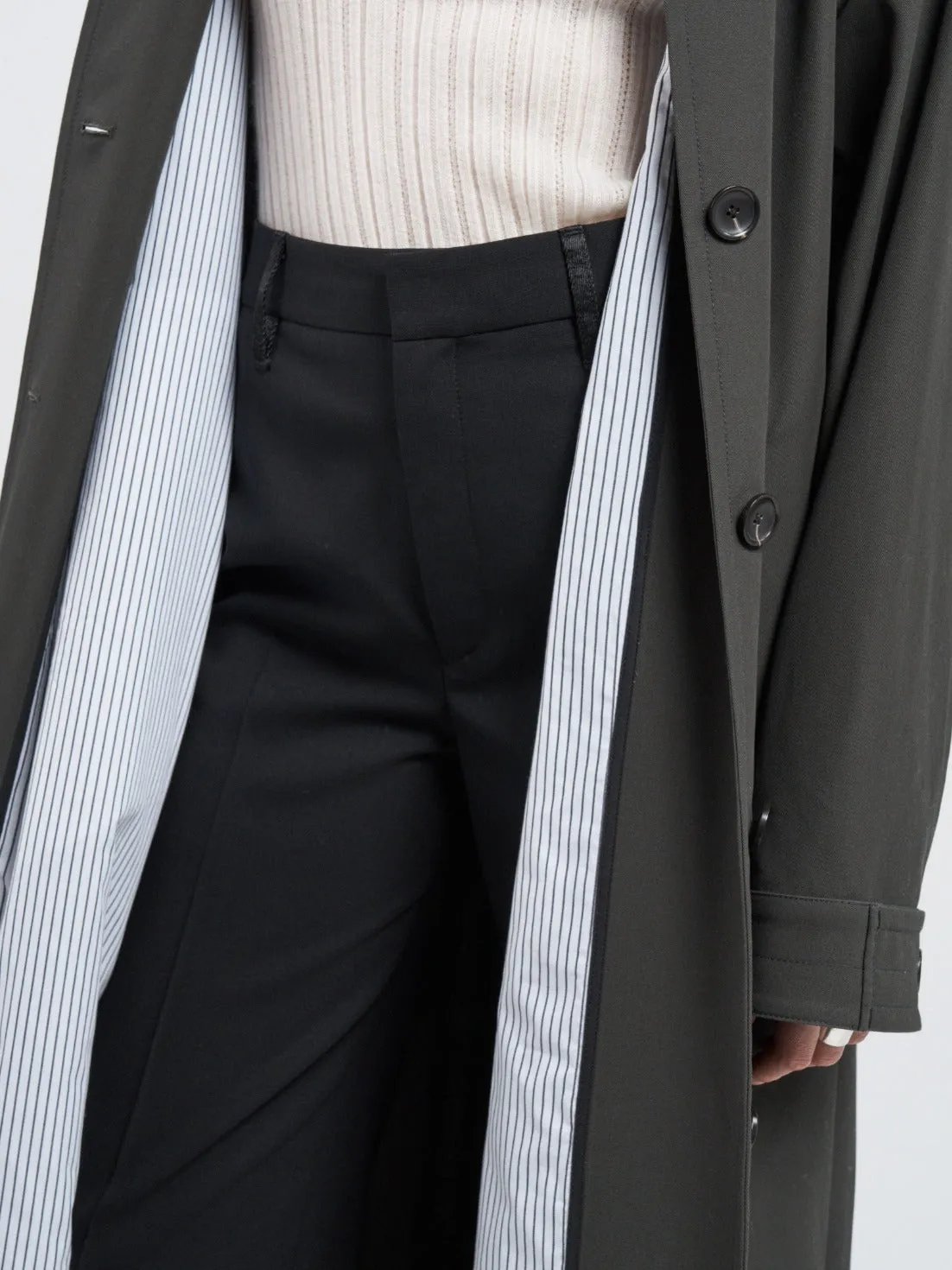 A-Line Swing Coat in Dark Loden Green sold by MARIA McMANUS product image thumbnail 5